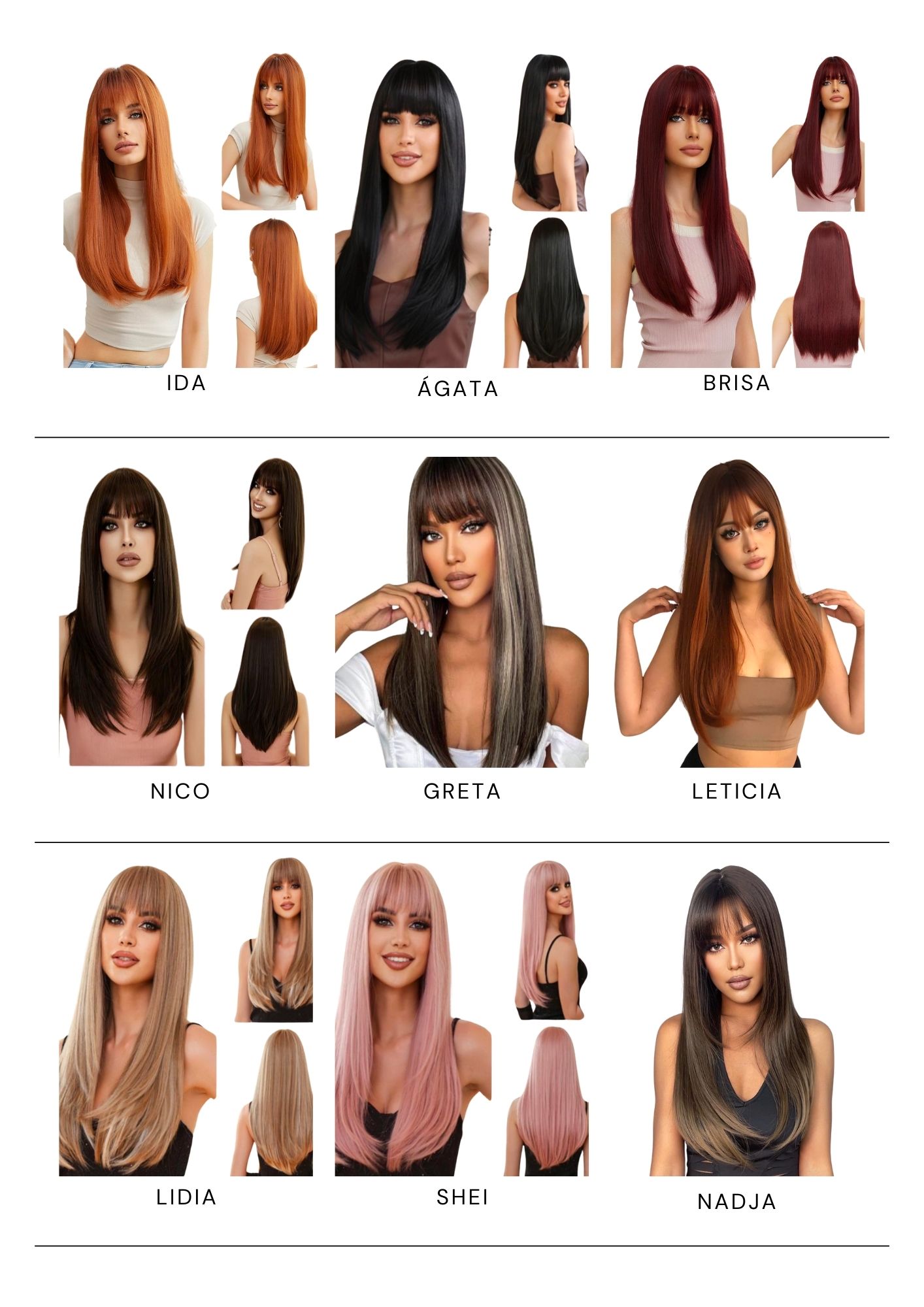 Catálogo de Pelucas Enzo Hair Society