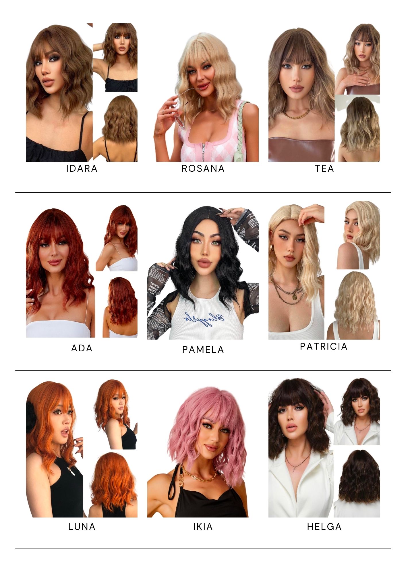 Catálogo de Pelucas Enzo Hair Society