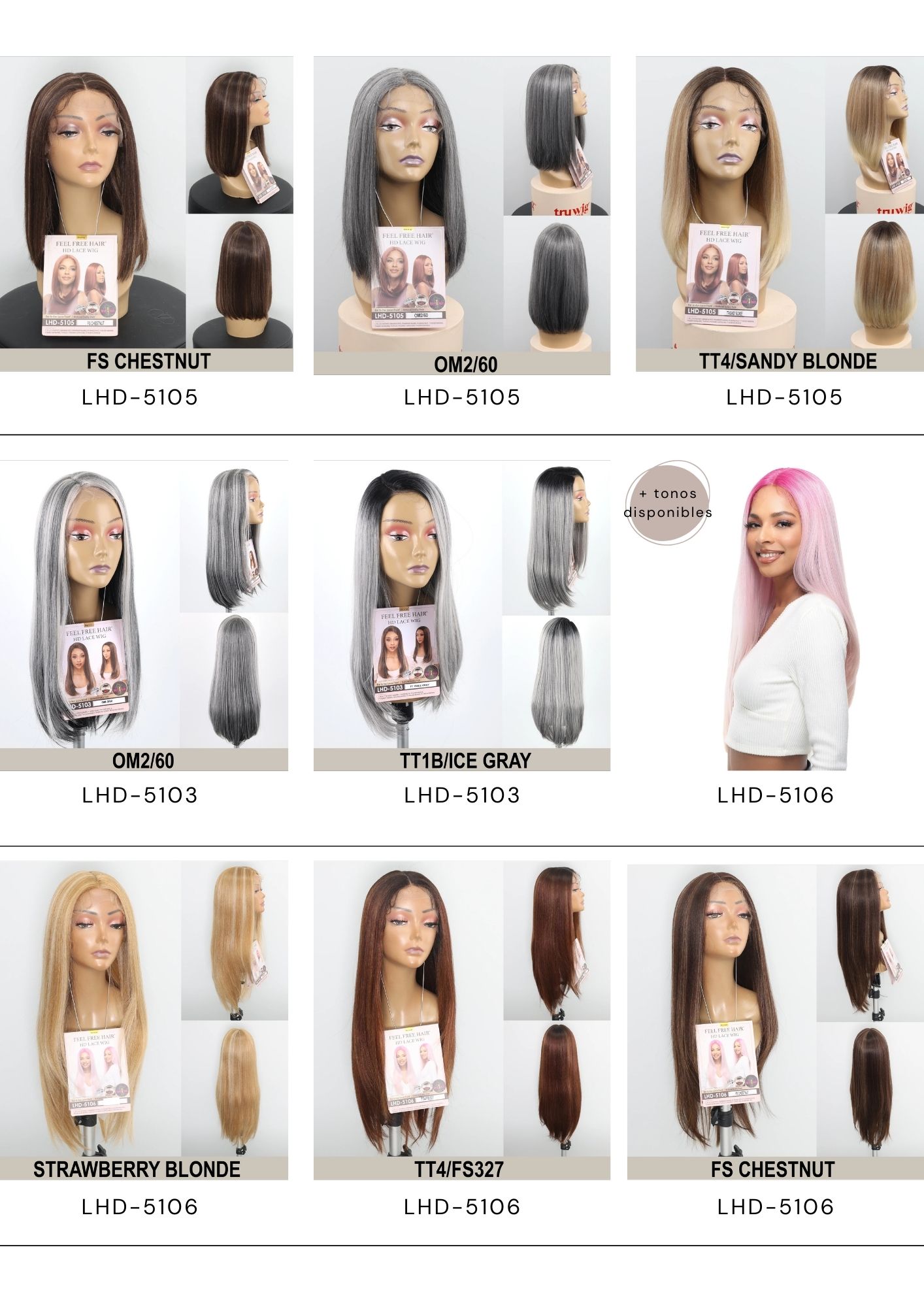 Catálogo de Pelucas Enzo Hair Society