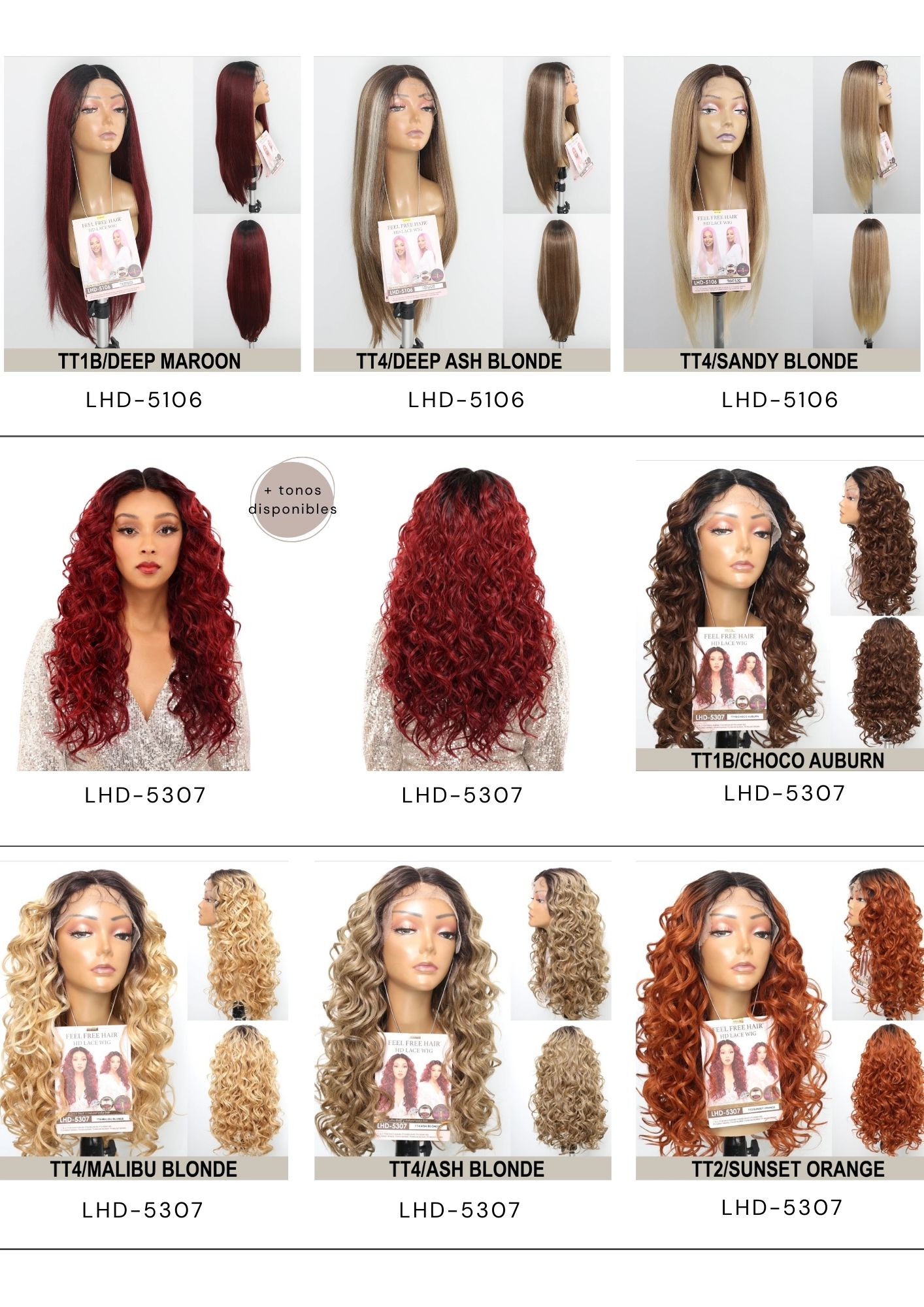 Catálogo de Pelucas Enzo Hair Society