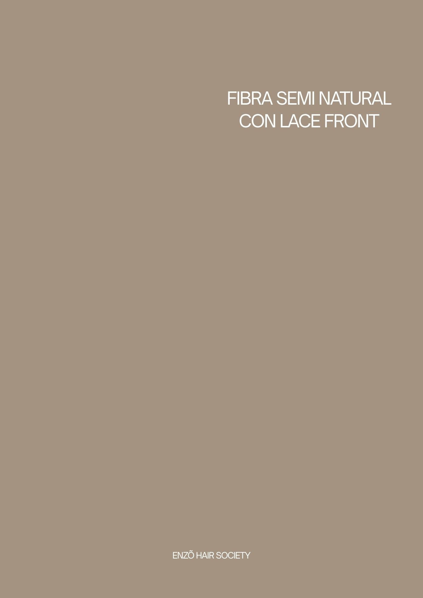 Catálogo de Pelucas Enzo Hair Society