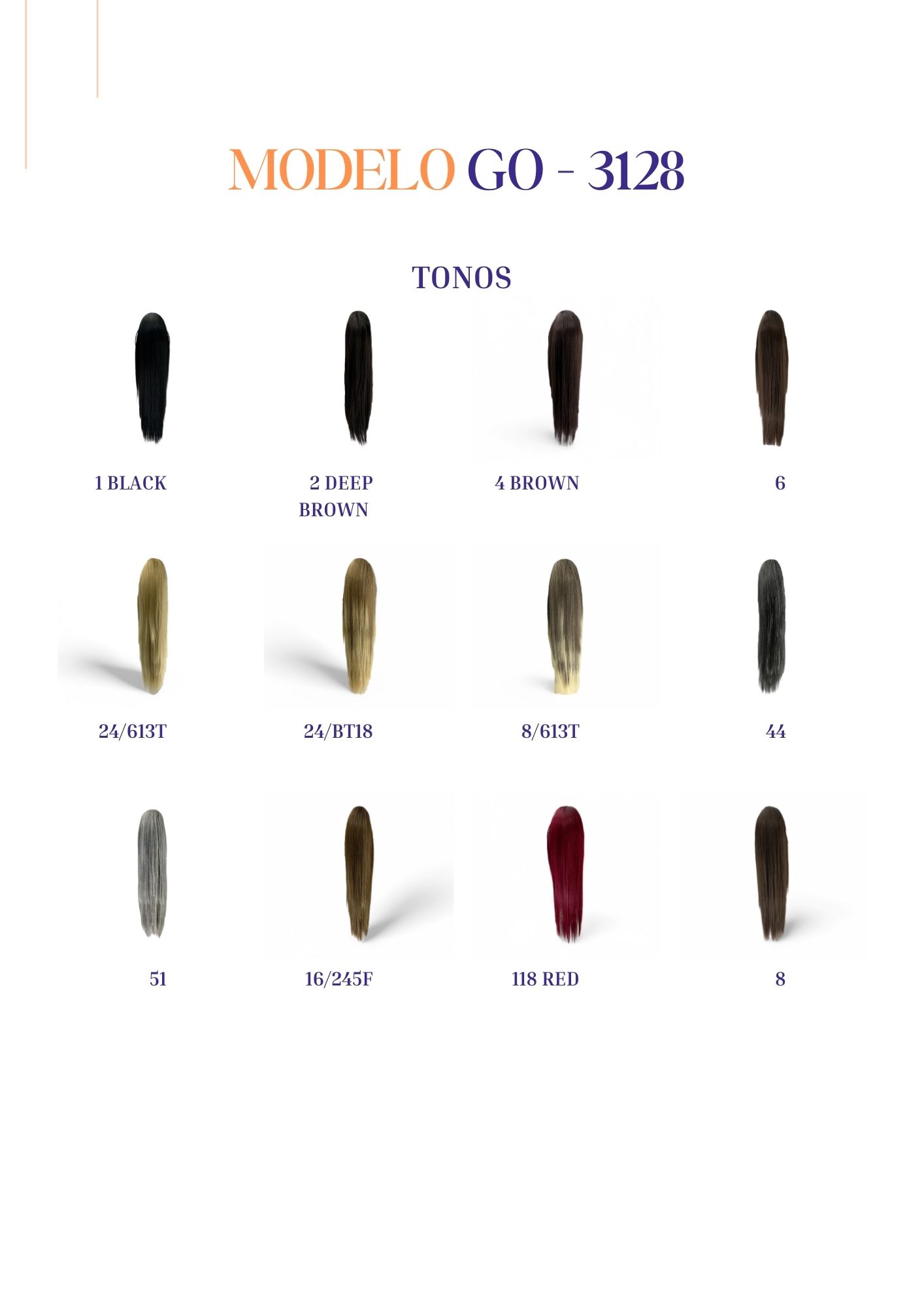 Catálogo de Pelucas Enzo Hair Society