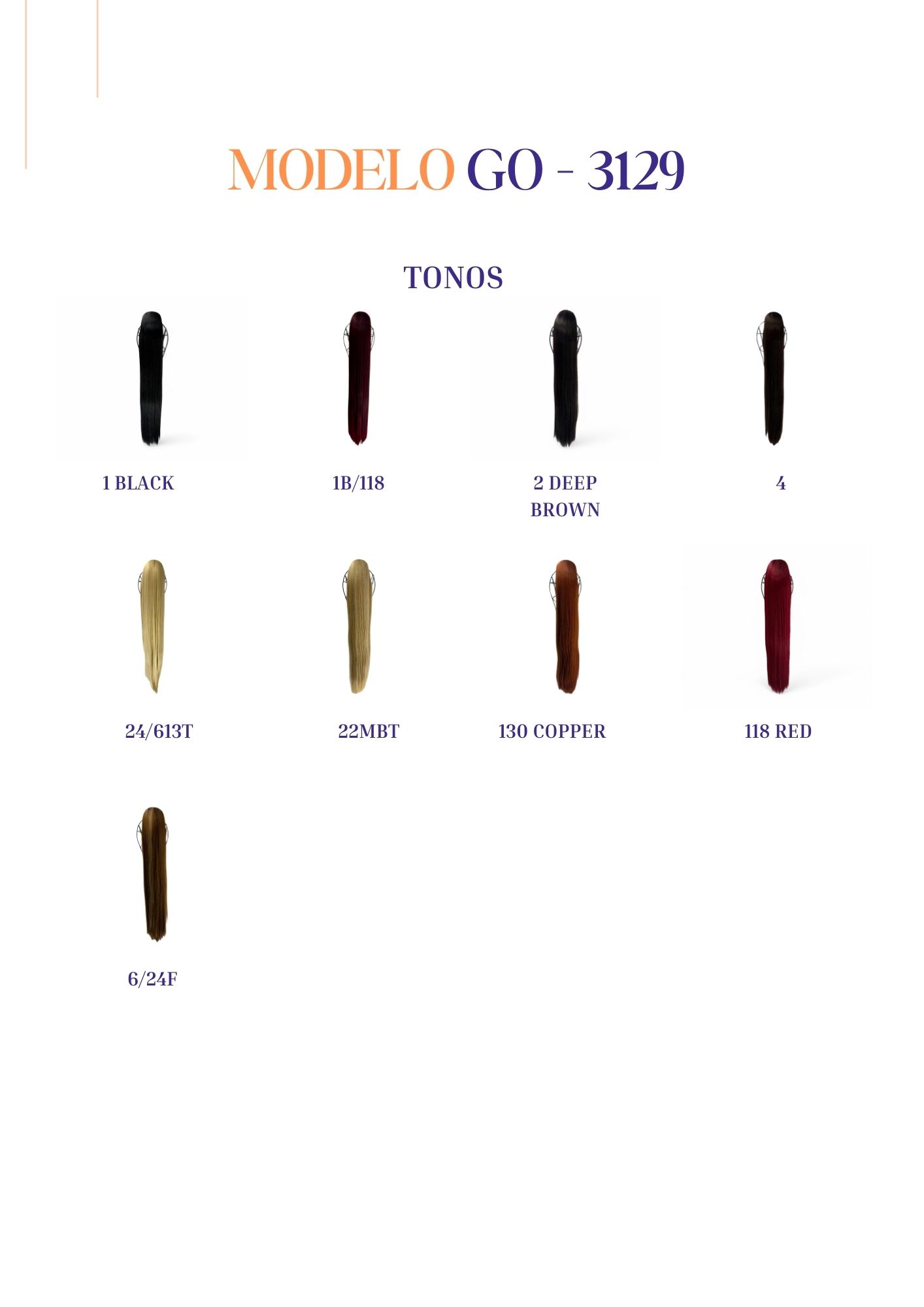 Catálogo de Pelucas Enzo Hair Society