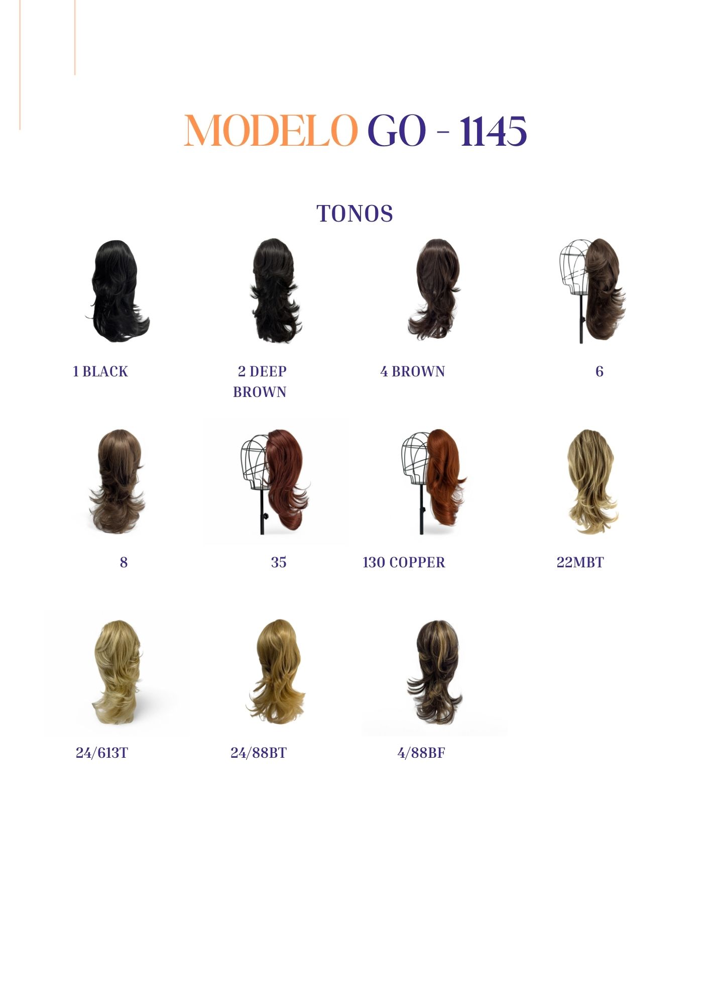 Catálogo de Pelucas Enzo Hair Society