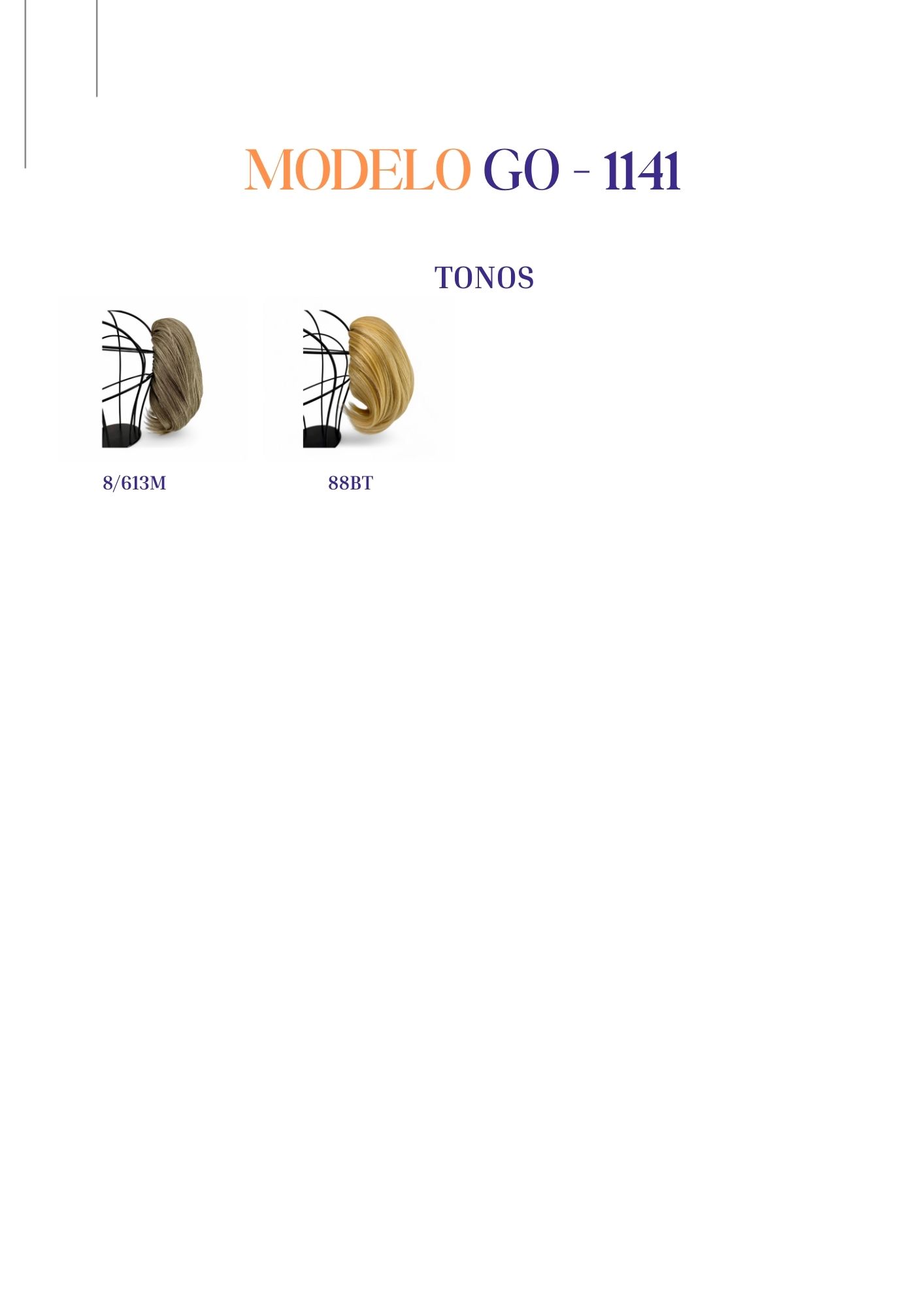 Catálogo de Pelucas Enzo Hair Society