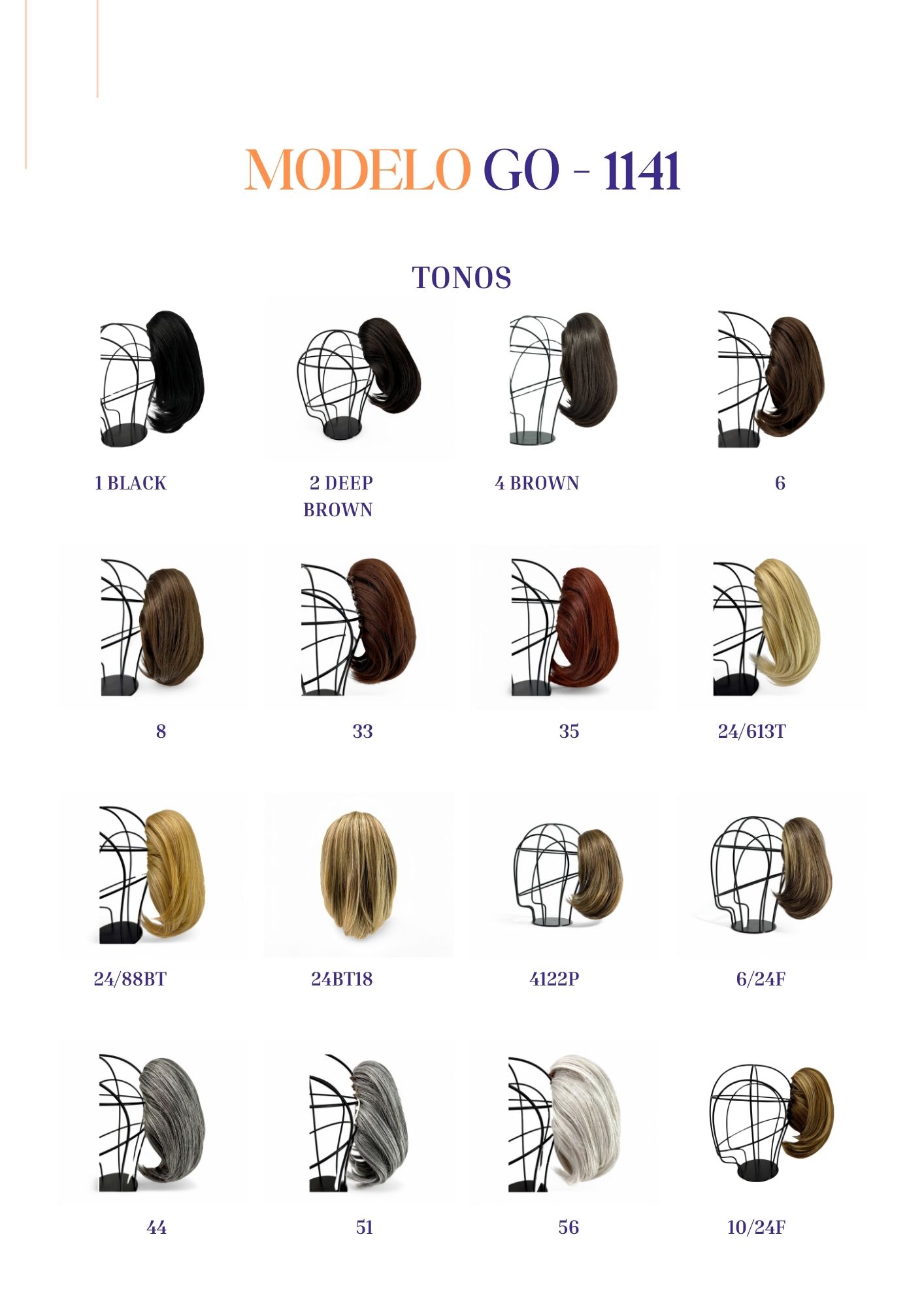 Catálogo de Pelucas Enzo Hair Society