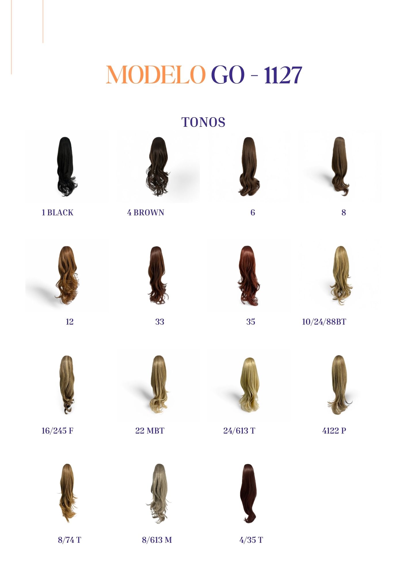 Catálogo de Pelucas Enzo Hair Society