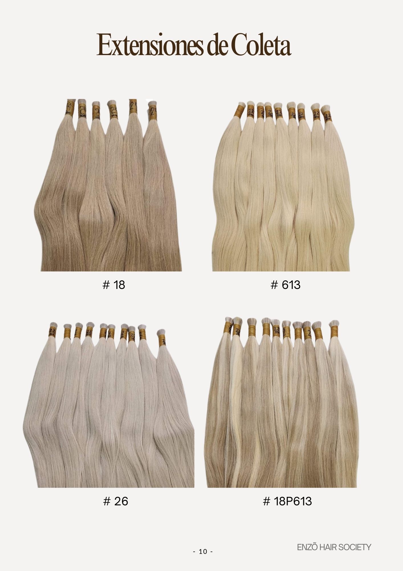 Catálogo de Pelucas Enzo Hair Society