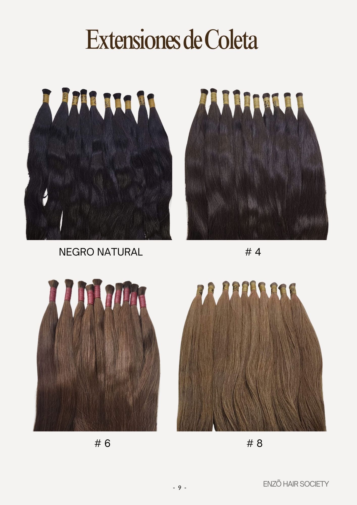 Catálogo de Pelucas Enzo Hair Society