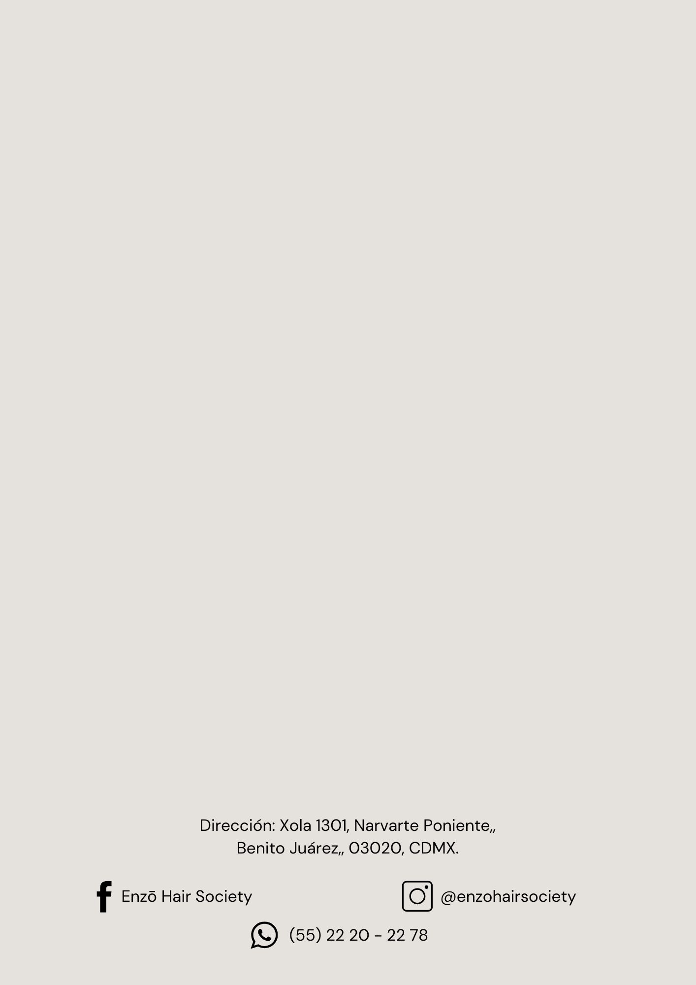 Catálogo de Pelucas Enzo Hair Society