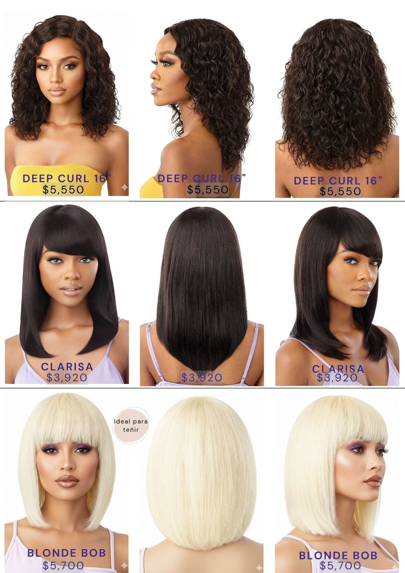 Catálogo de Pelucas Enzo Hair Society