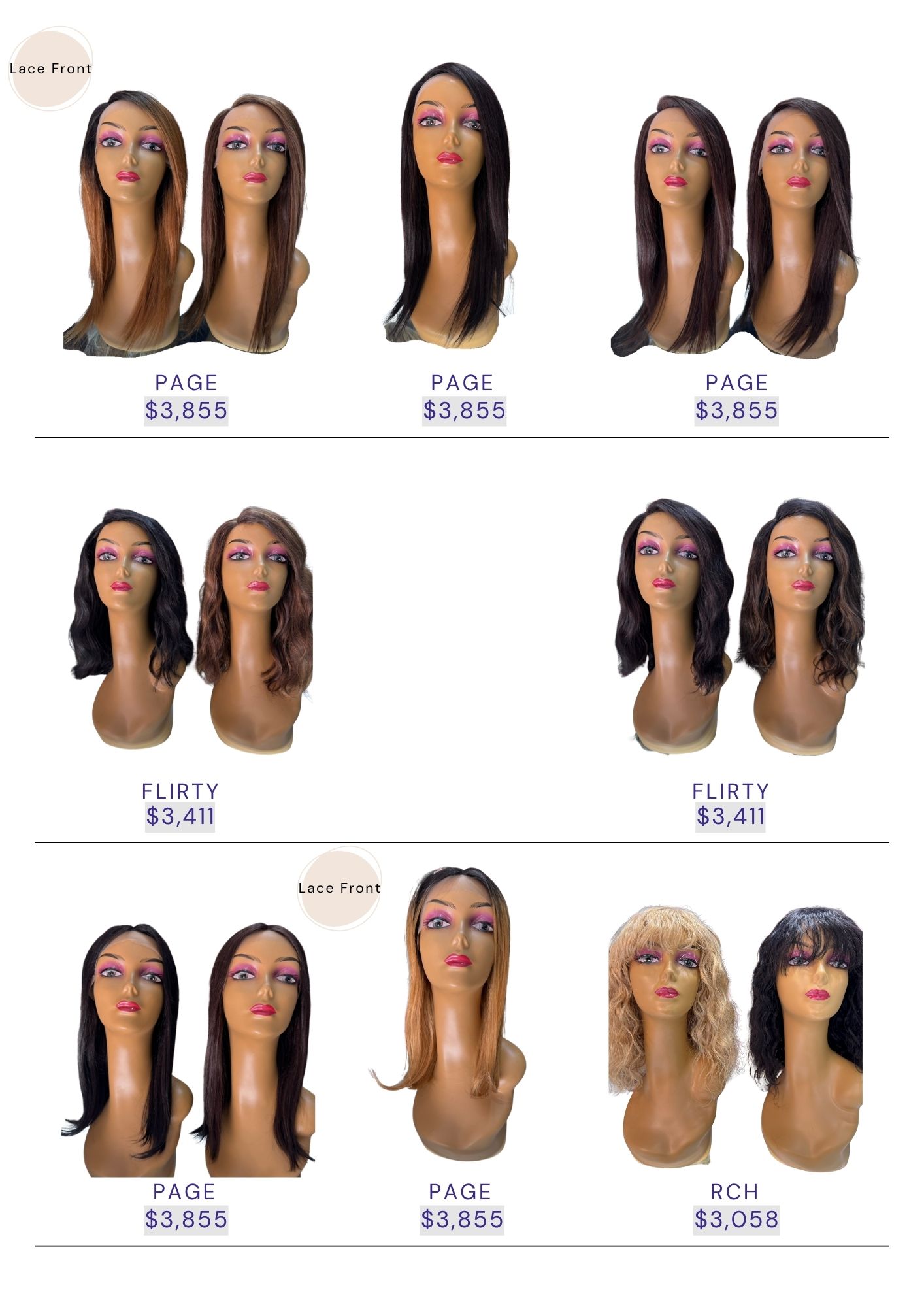 Catálogo de Pelucas Enzo Hair Society