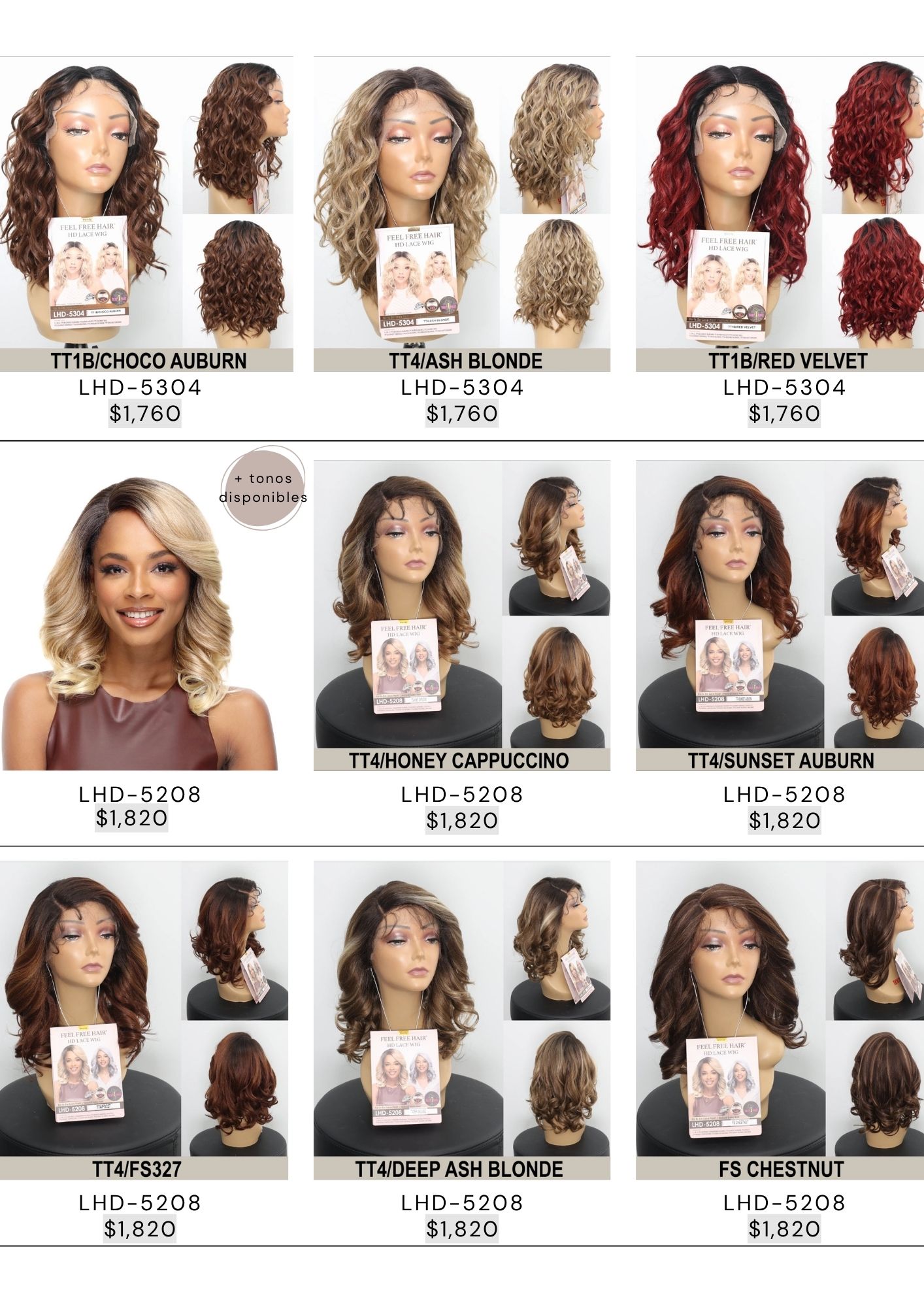 Catálogo de Pelucas Enzo Hair Society