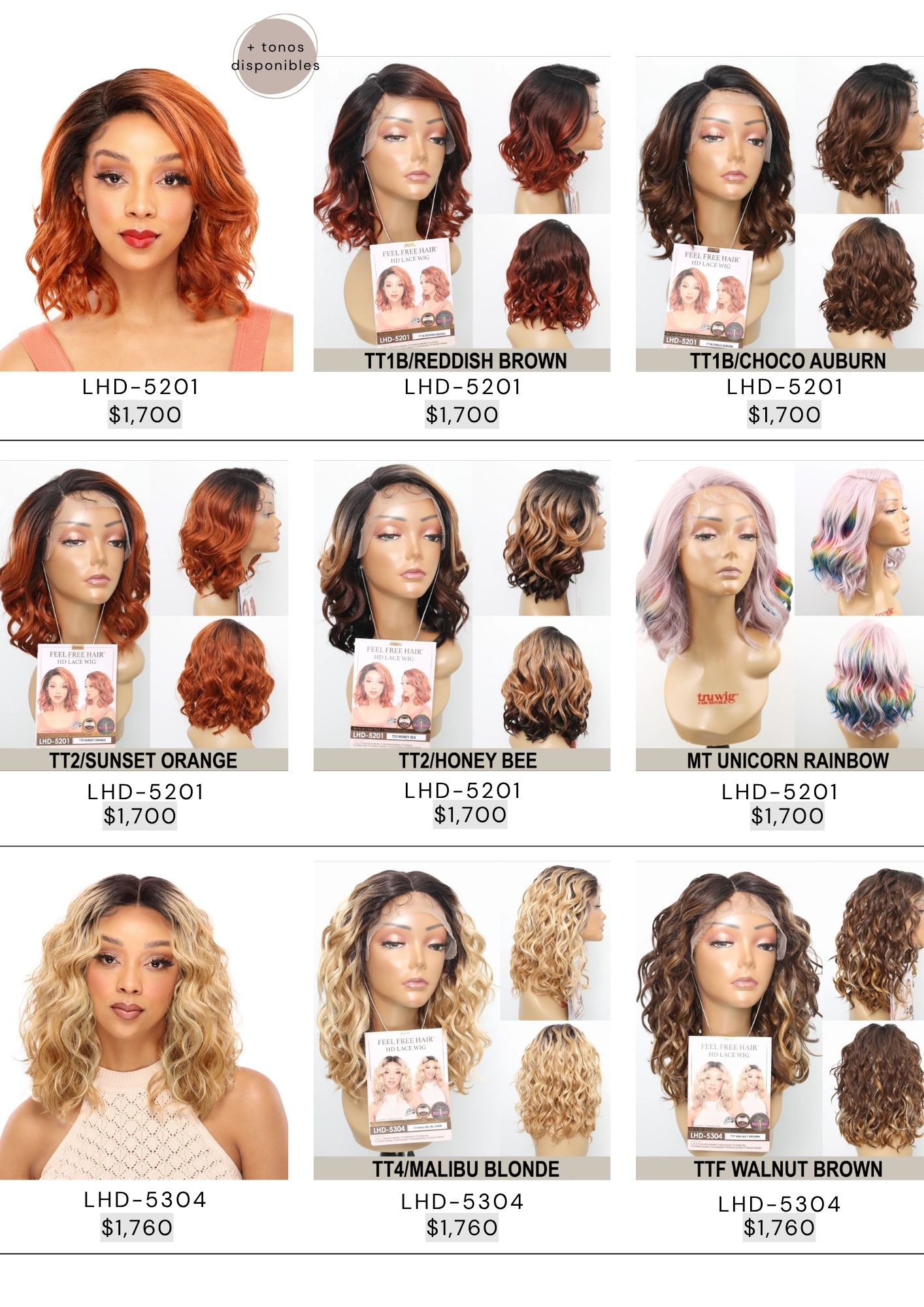 Catálogo de Pelucas Enzo Hair Society