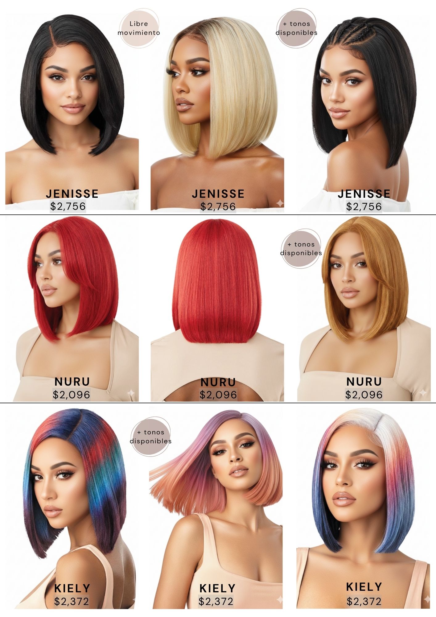 Catálogo de Pelucas Enzo Hair Society