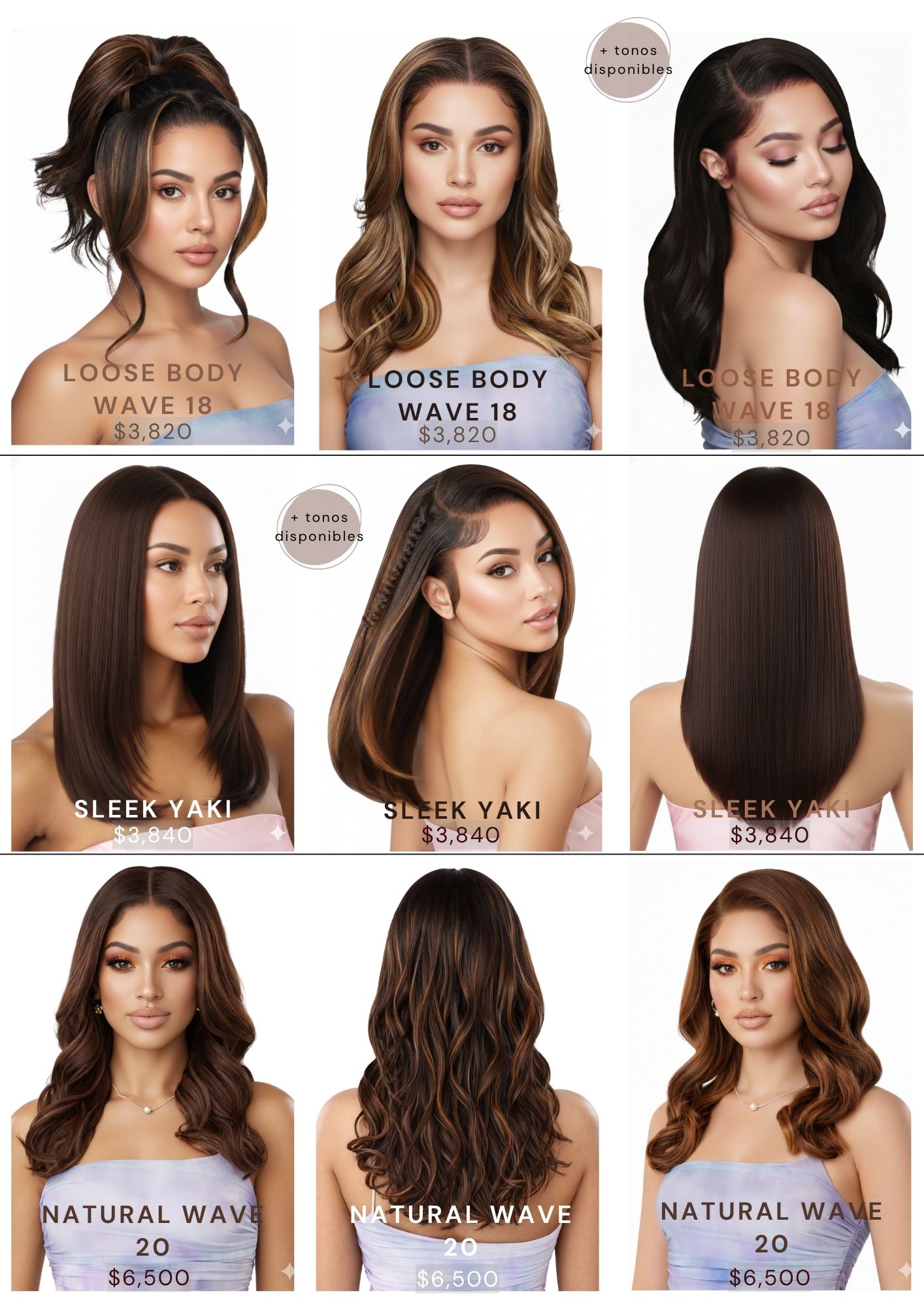 Catálogo de Pelucas Enzo Hair Society