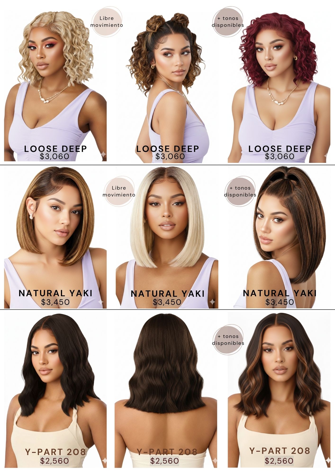 Catálogo de Pelucas Enzo Hair Society