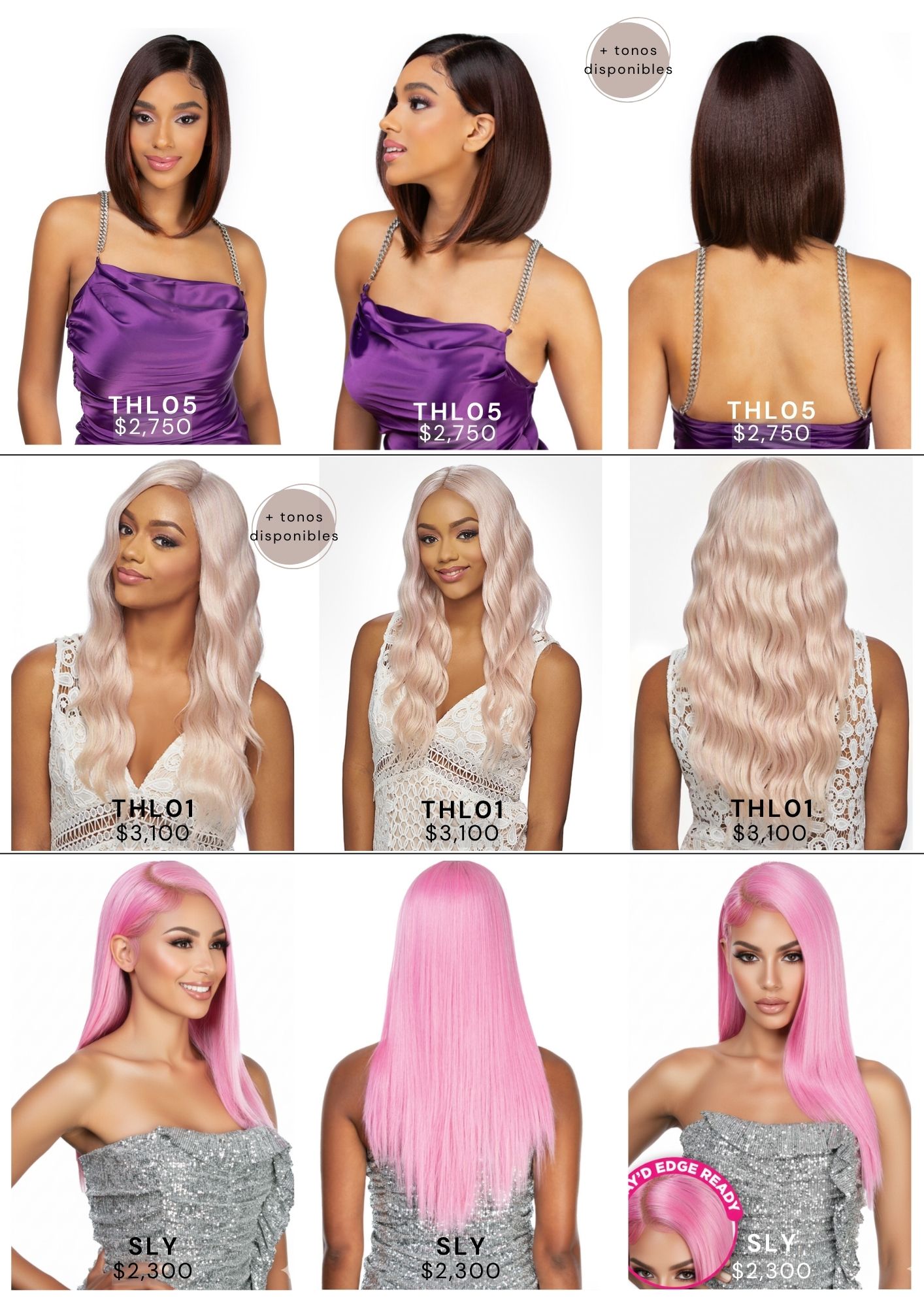 Catálogo de Pelucas Enzo Hair Society