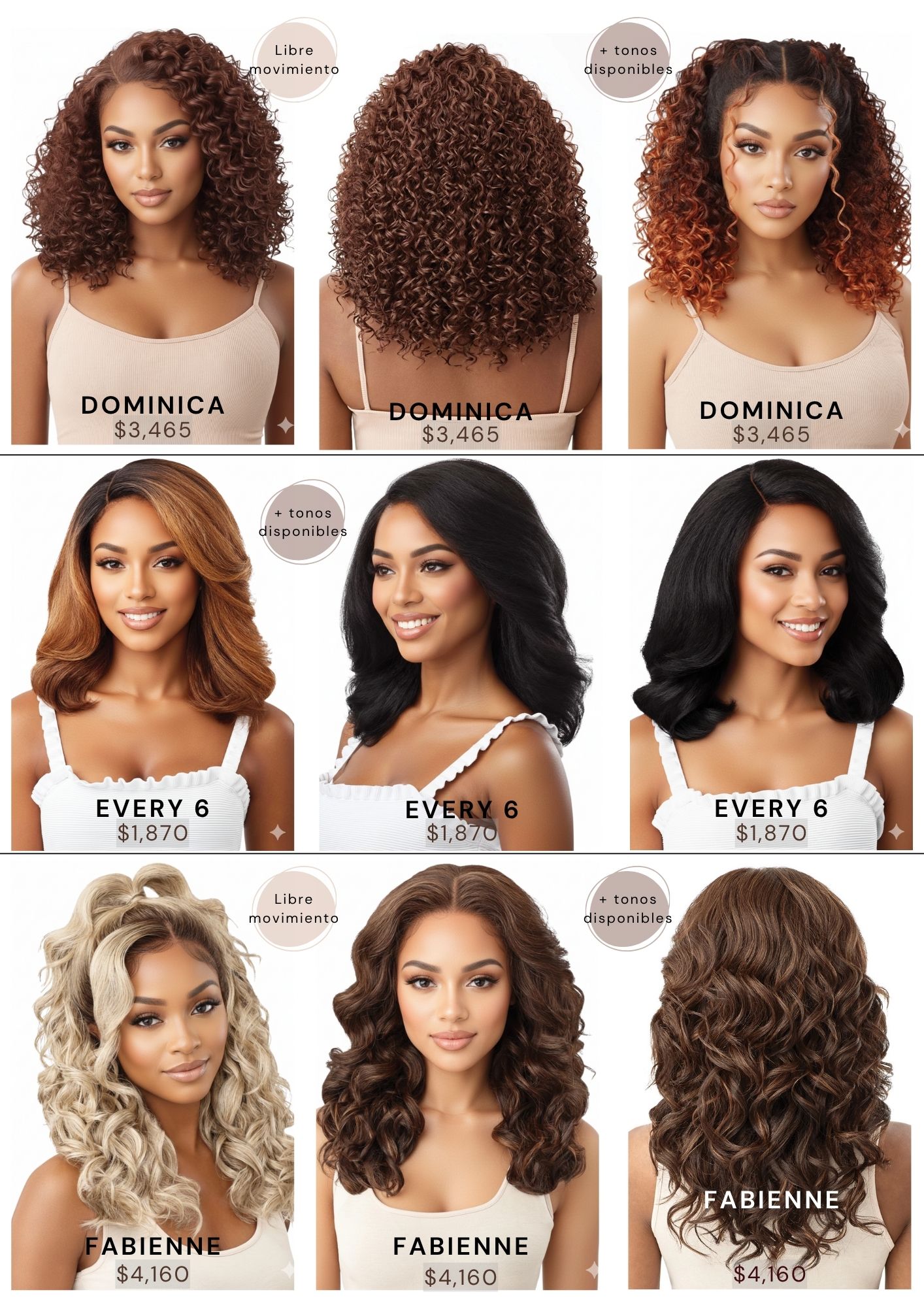 Catálogo de Pelucas Enzo Hair Society