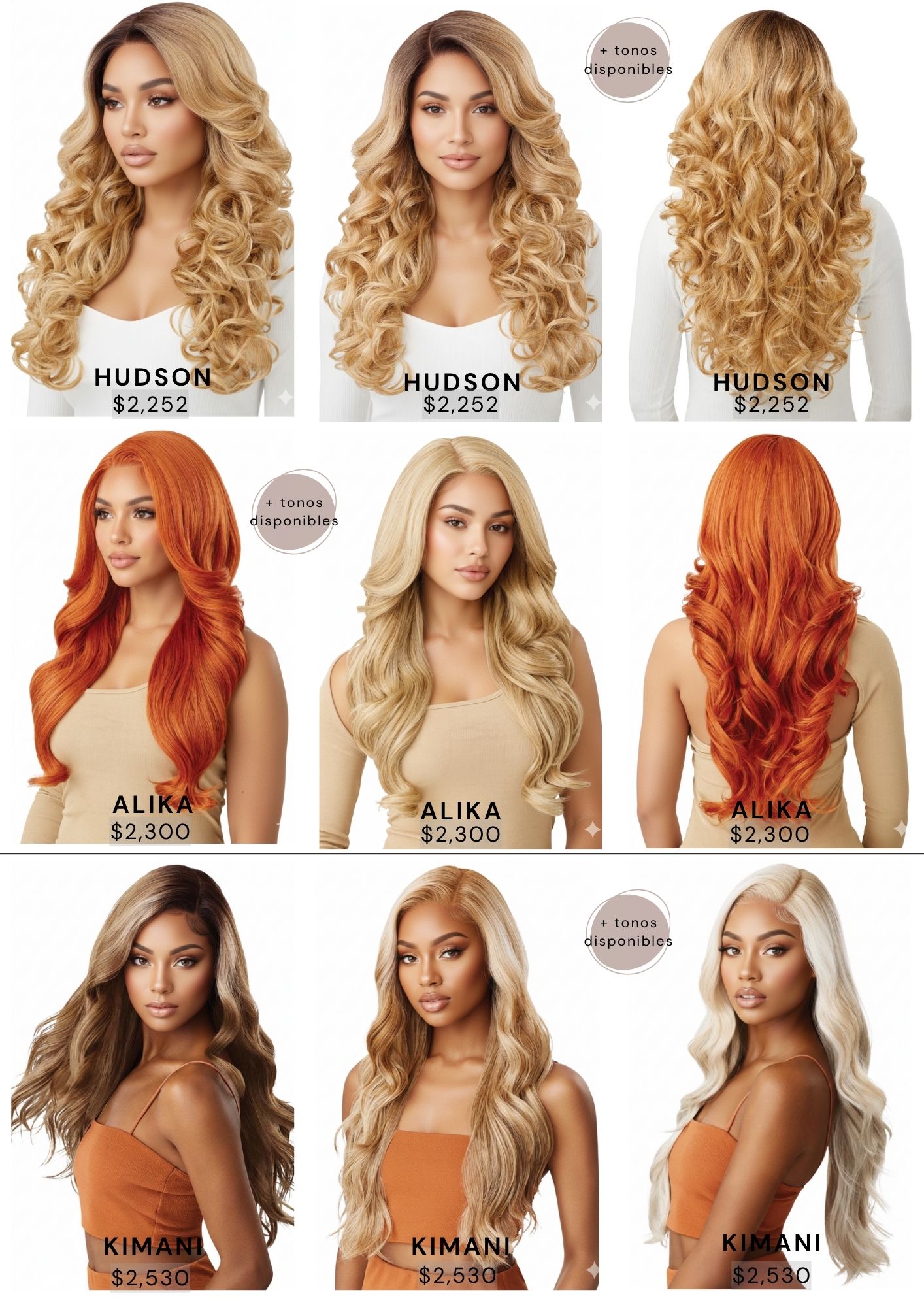 Catálogo de Pelucas Enzo Hair Society