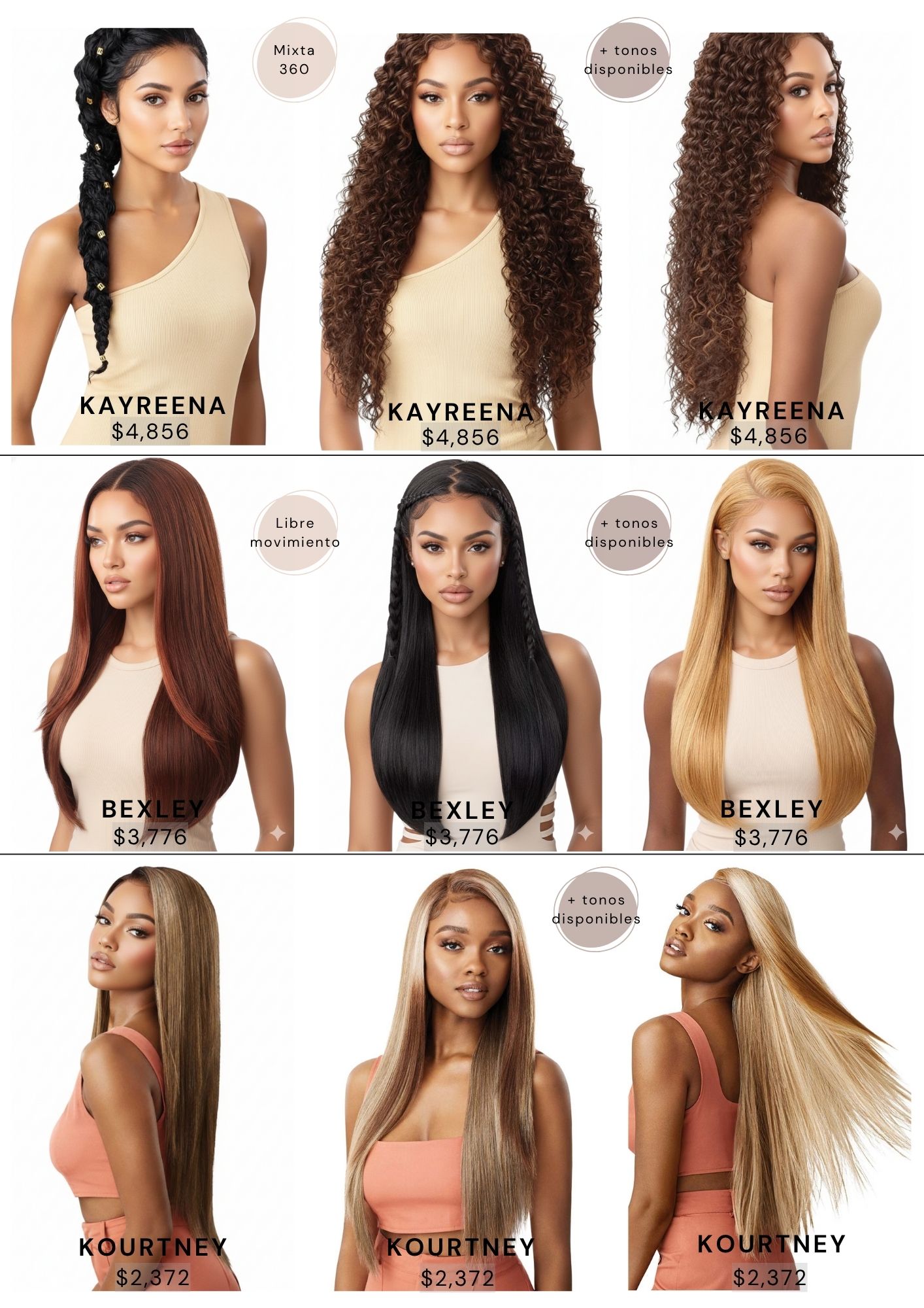 Catálogo de Pelucas Enzo Hair Society