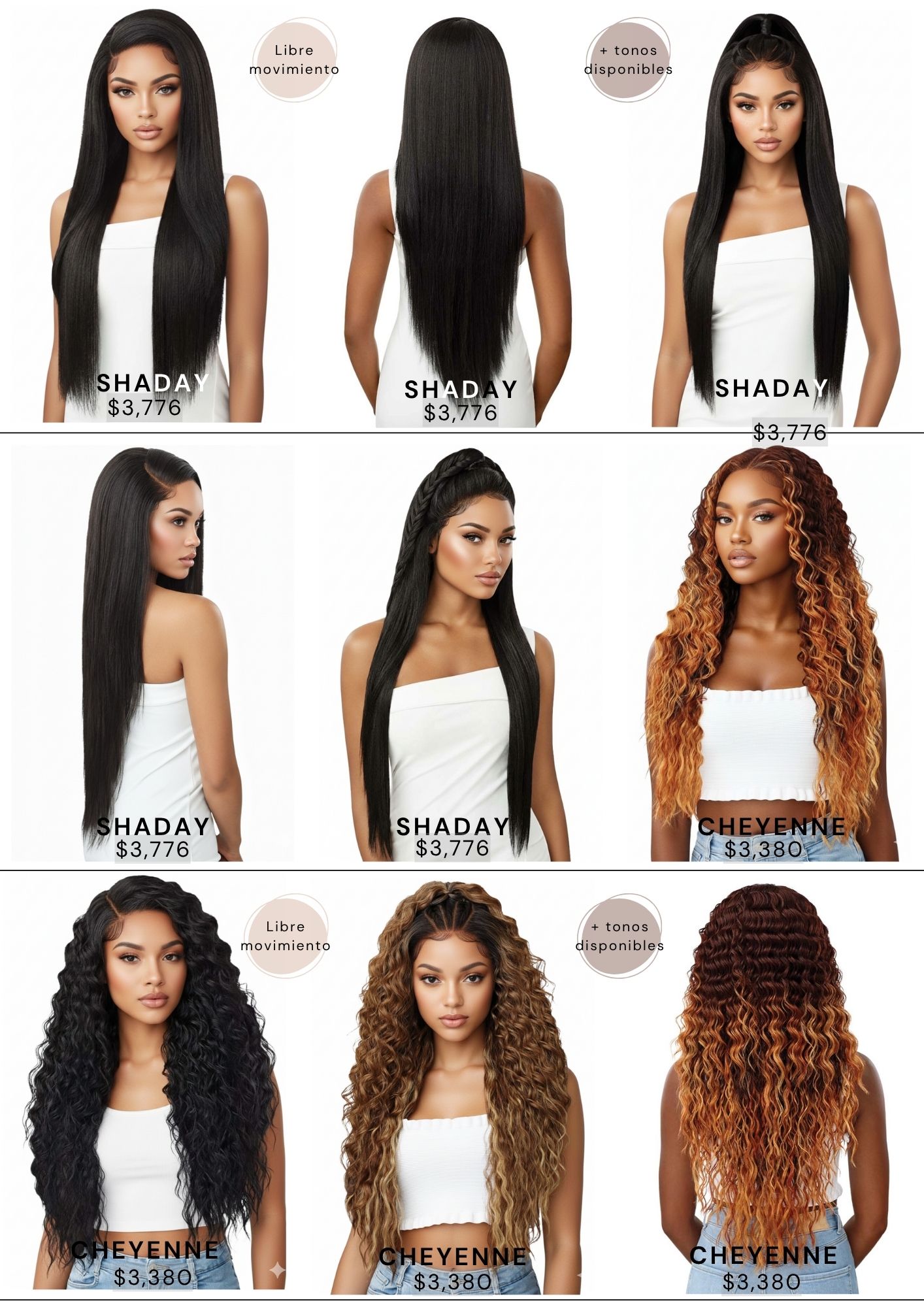 Catálogo de Pelucas Enzo Hair Society