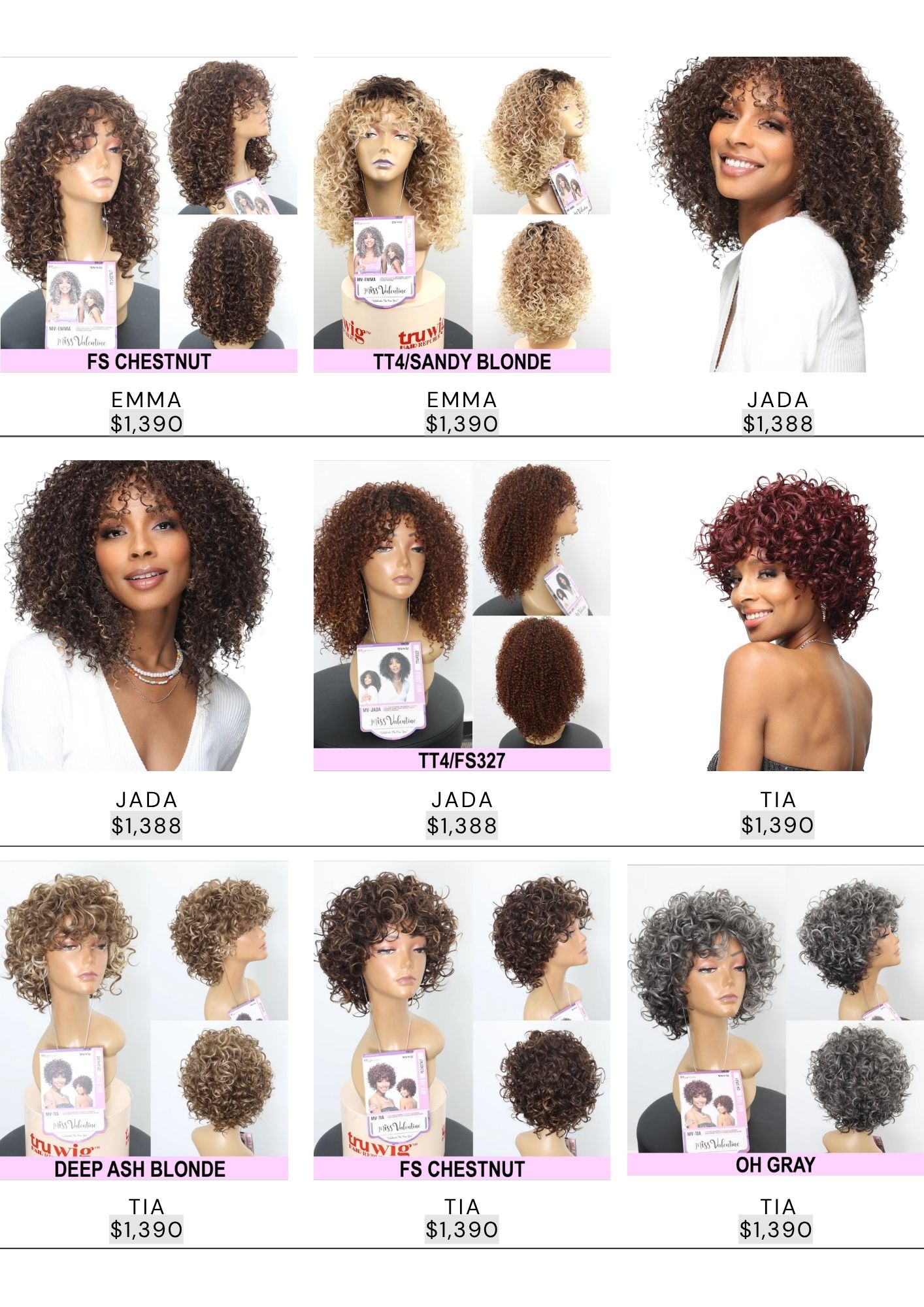 Catálogo de Pelucas Enzo Hair Society