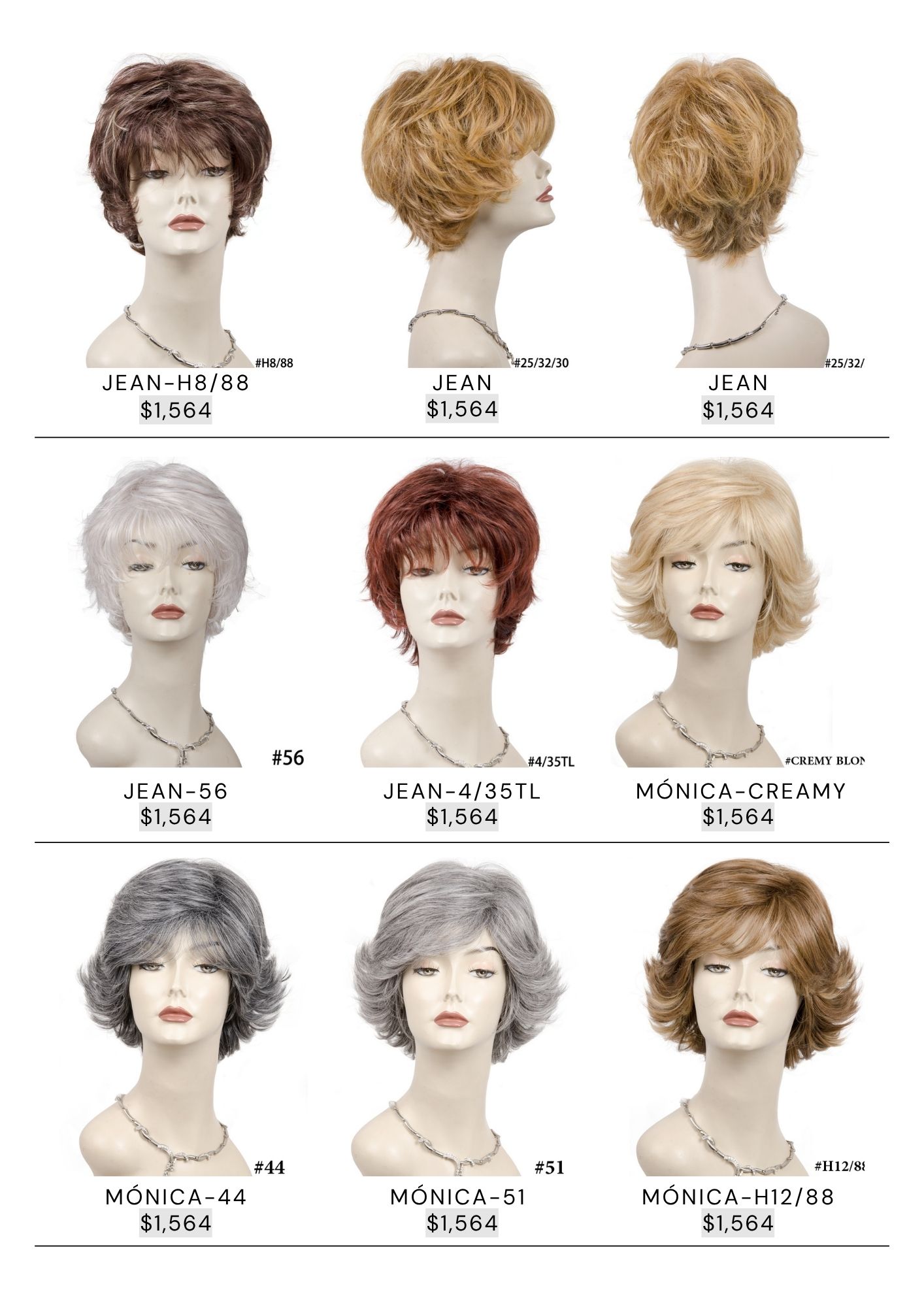 Catálogo de Pelucas Enzo Hair Society