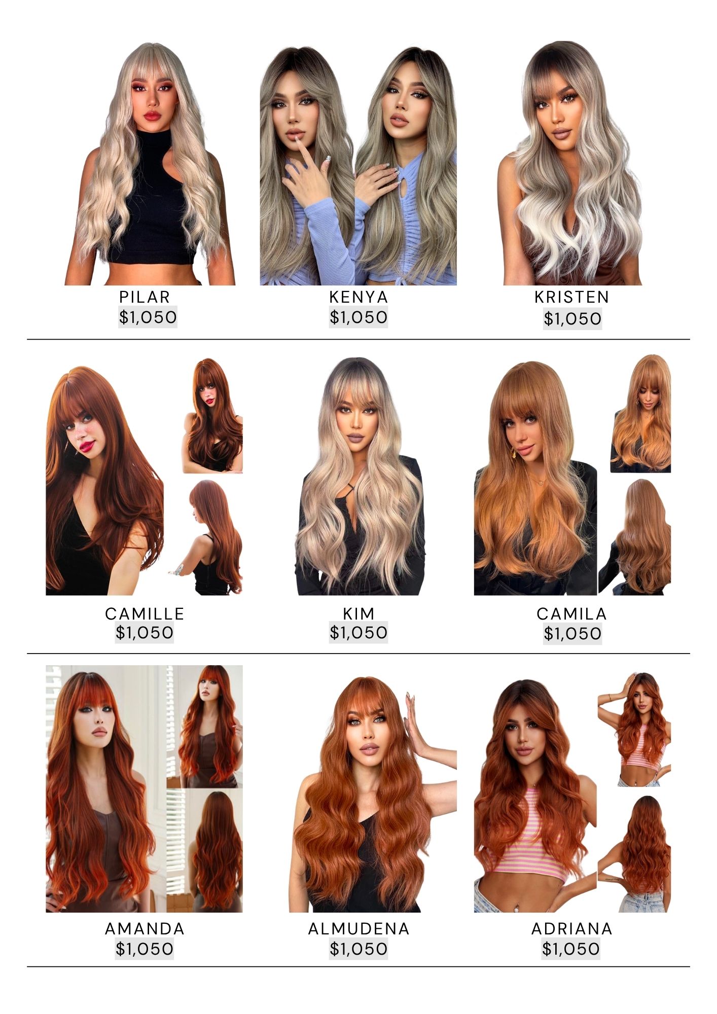 Catálogo de Pelucas Enzo Hair Society