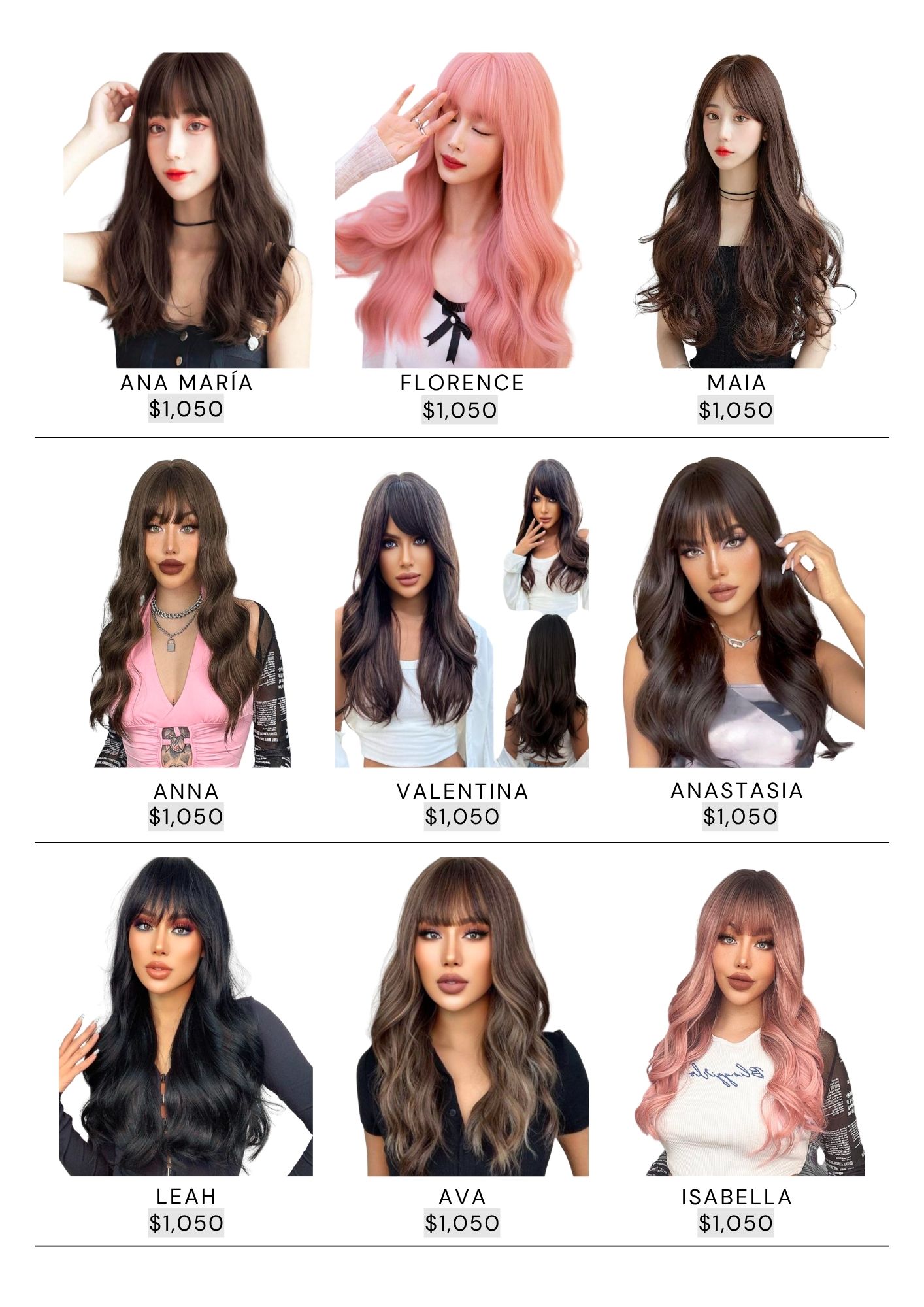 Catálogo de Pelucas Enzo Hair Society