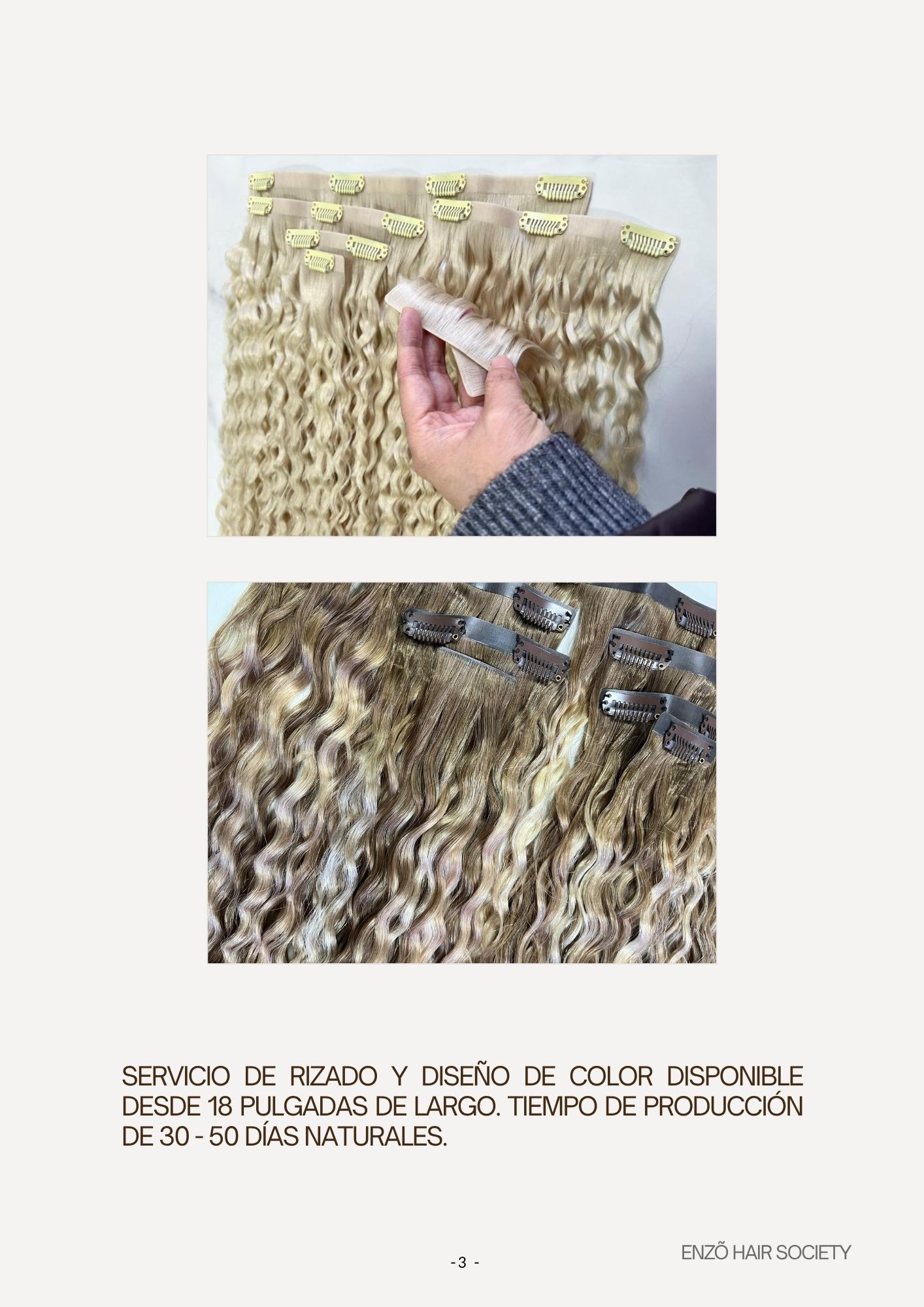 Catálogo de Pelucas Enzo Hair Society