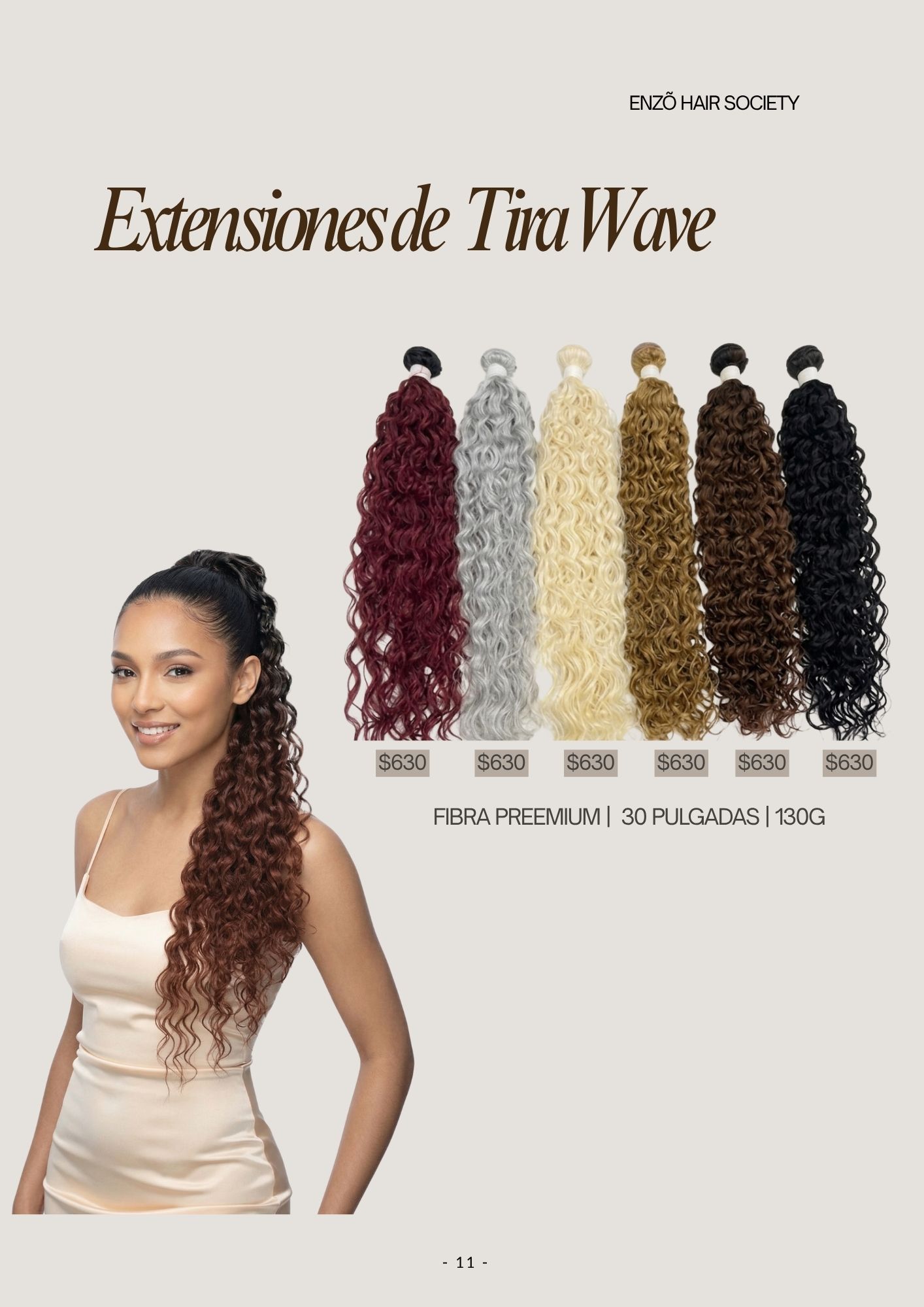 Catálogo de Pelucas Enzo Hair Society