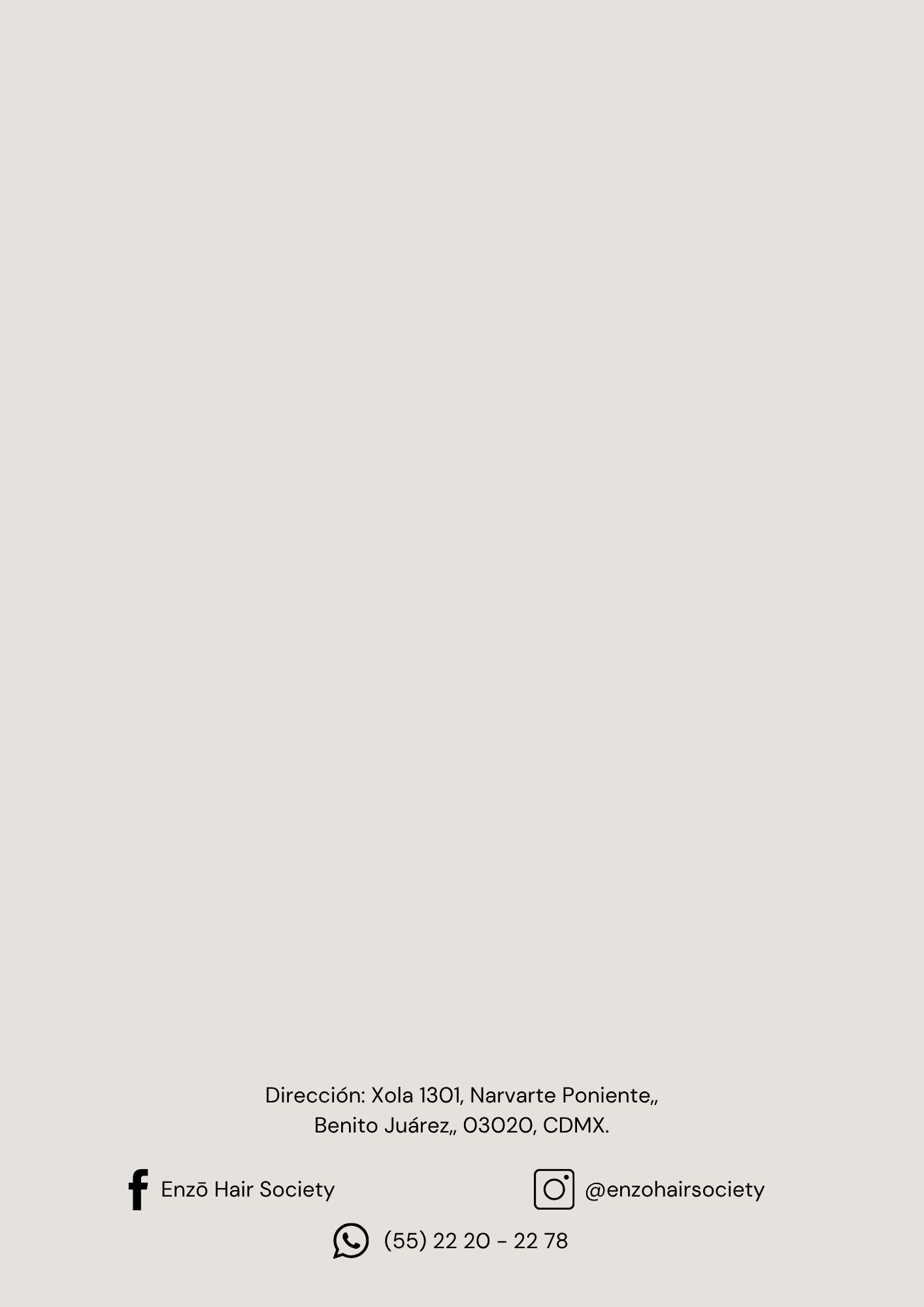 Catálogo de Pelucas Enzo Hair Society