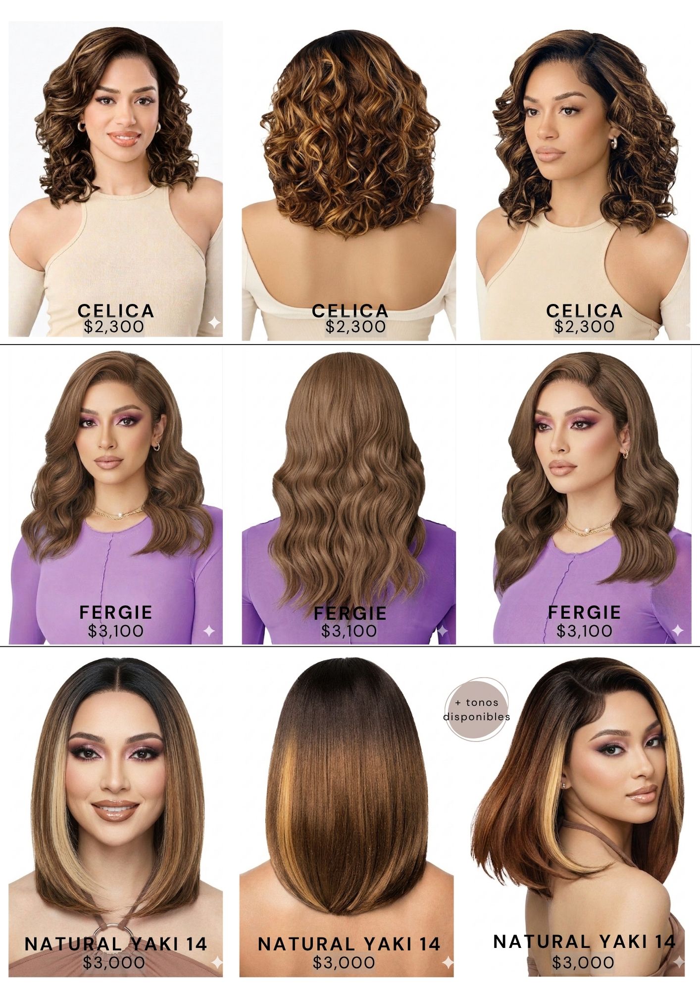 Catálogo de Pelucas Enzo Hair Society