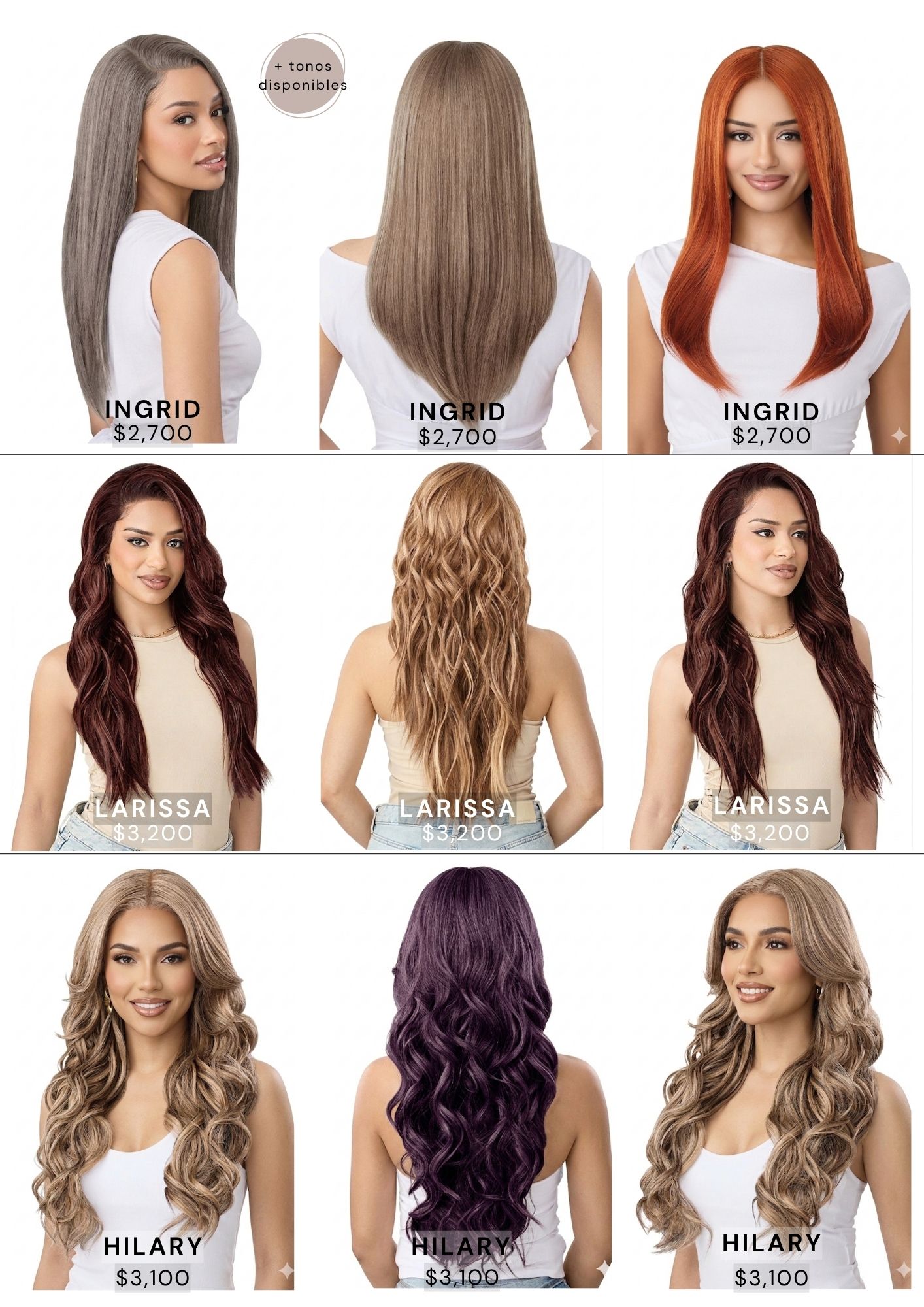 Catálogo de Pelucas Enzo Hair Society