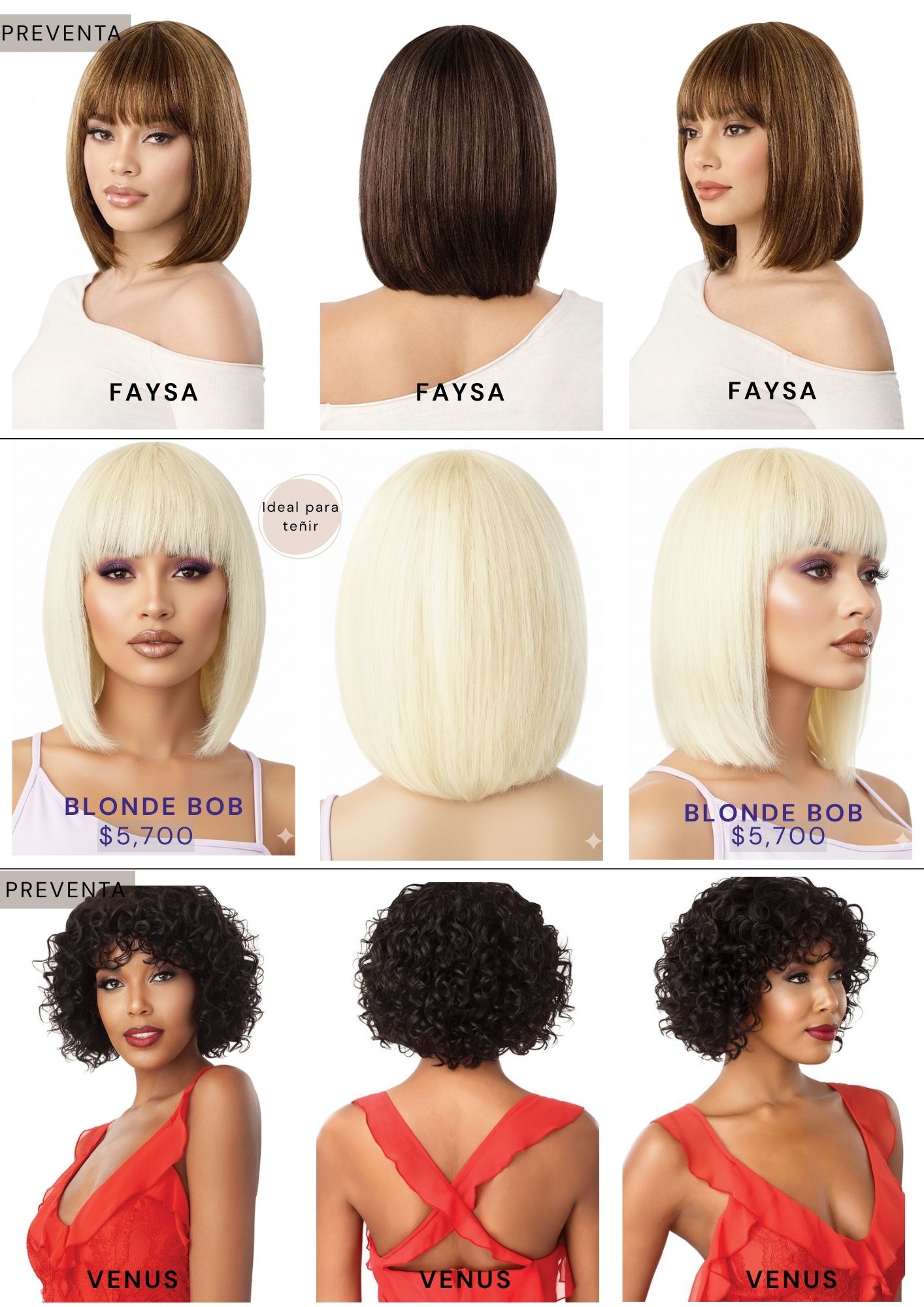 Catálogo de Pelucas Enzo Hair Society