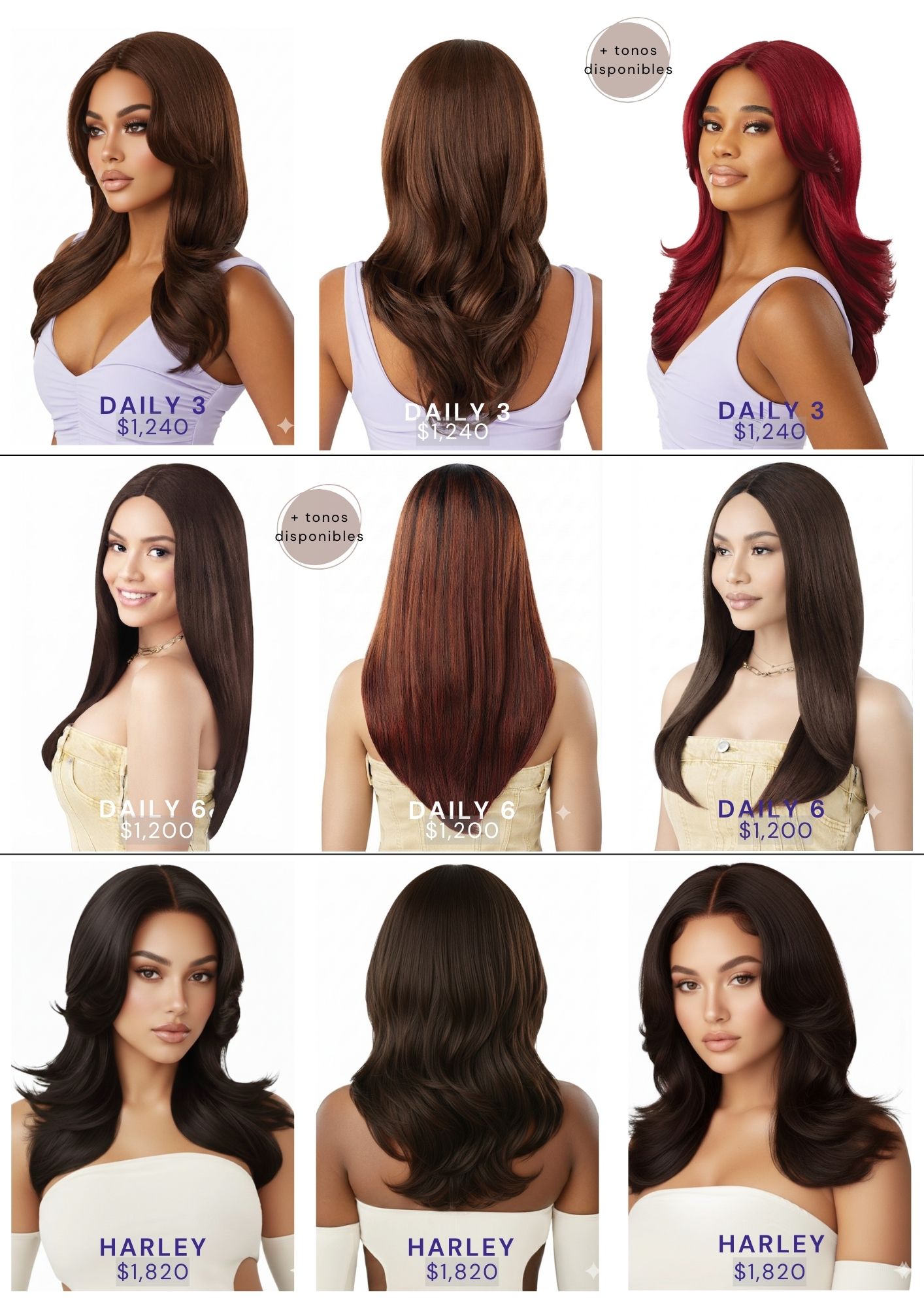 Catálogo de Pelucas Enzo Hair Society
