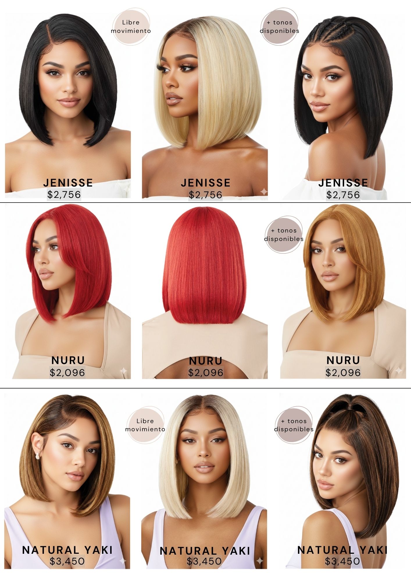Catálogo de Pelucas Enzo Hair Society