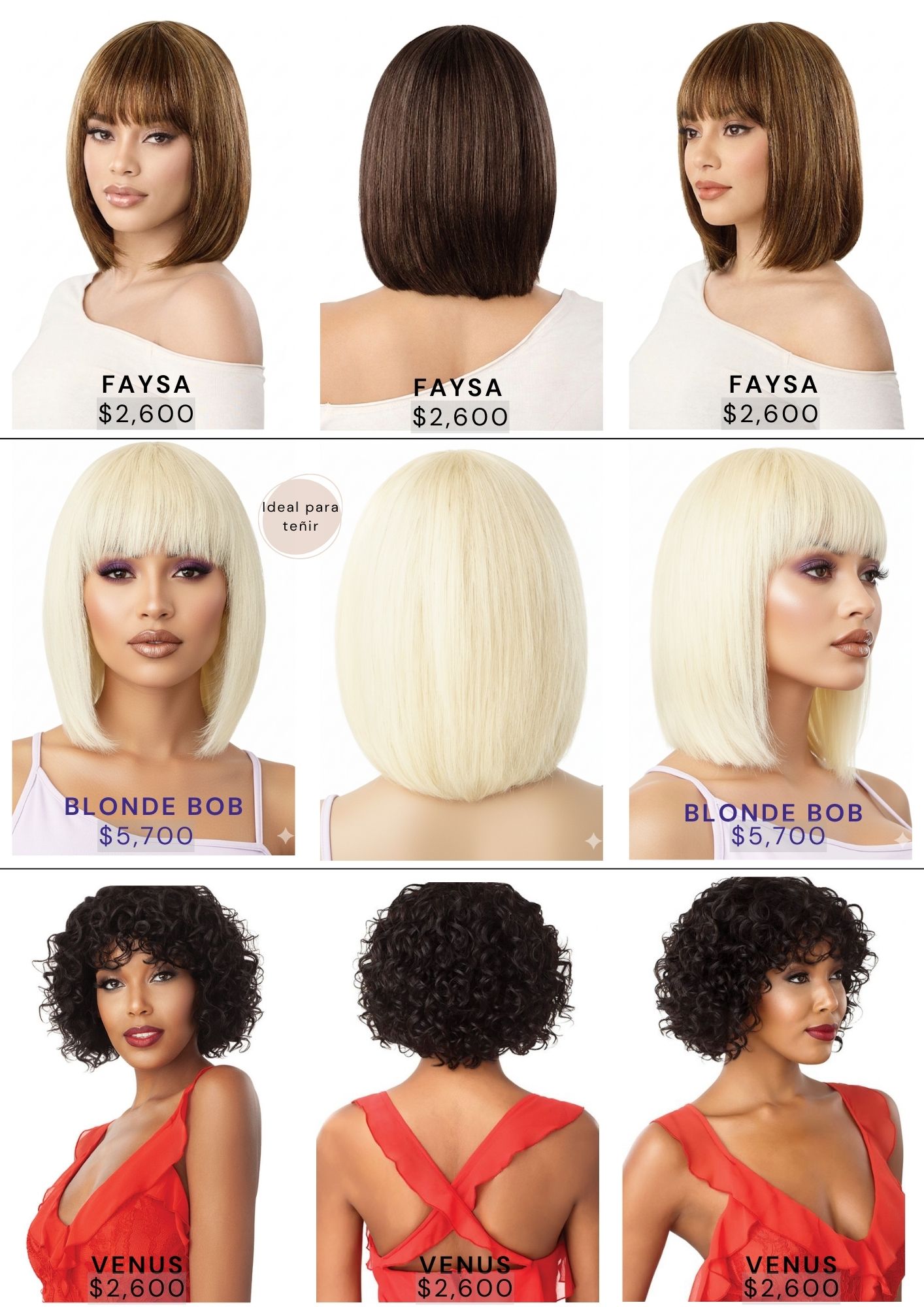 Catálogo de Pelucas Enzo Hair Society