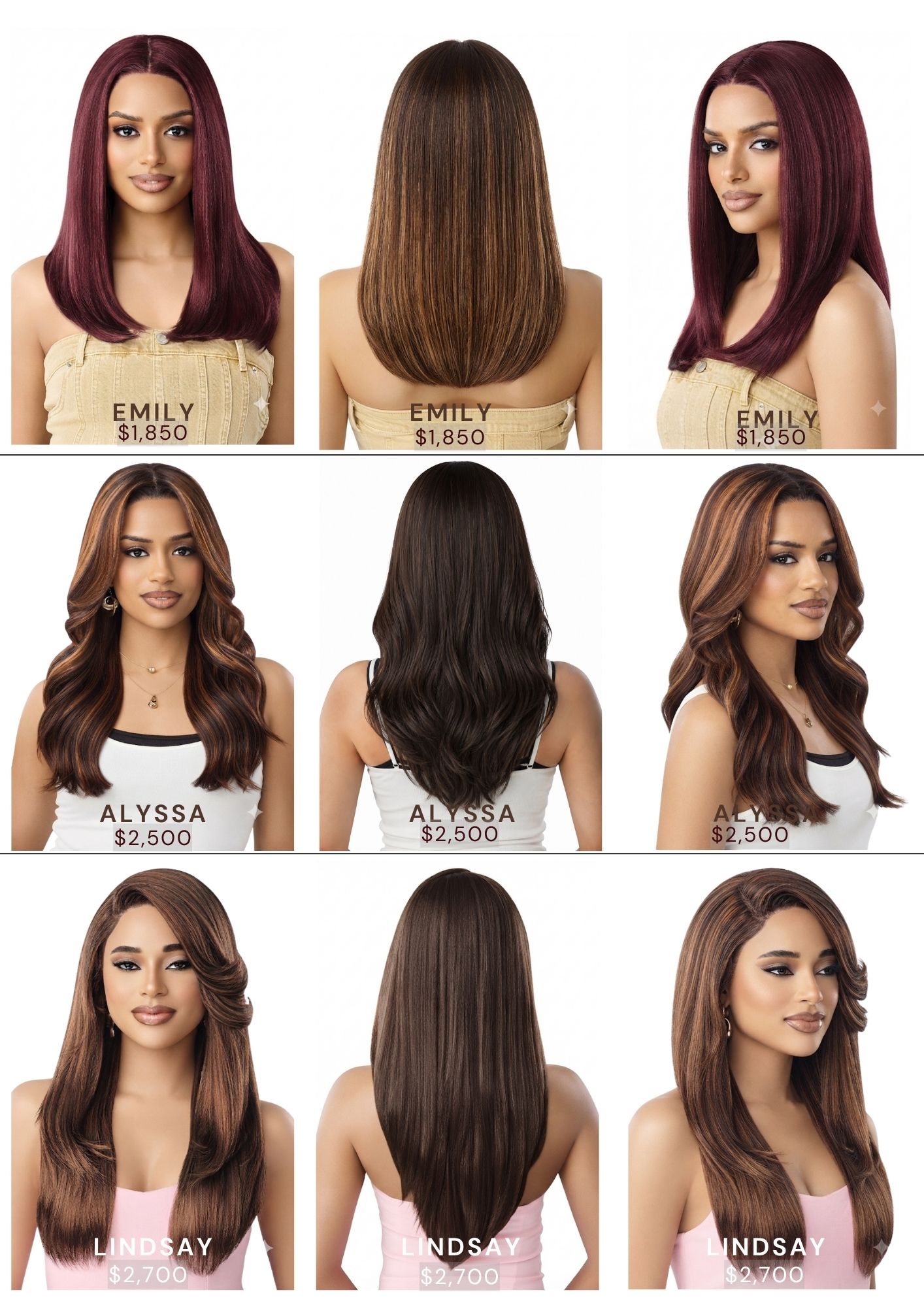 Catálogo de Pelucas Enzo Hair Society
