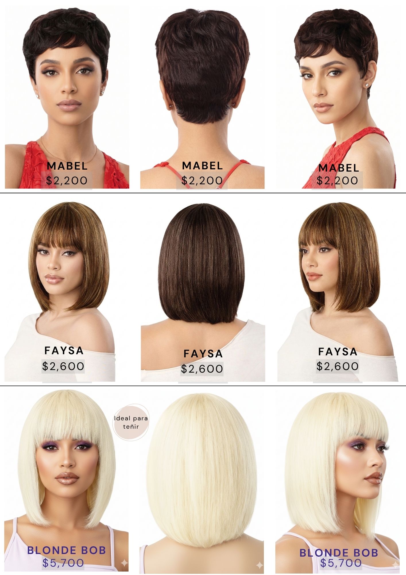 Catálogo de Pelucas Enzo Hair Society