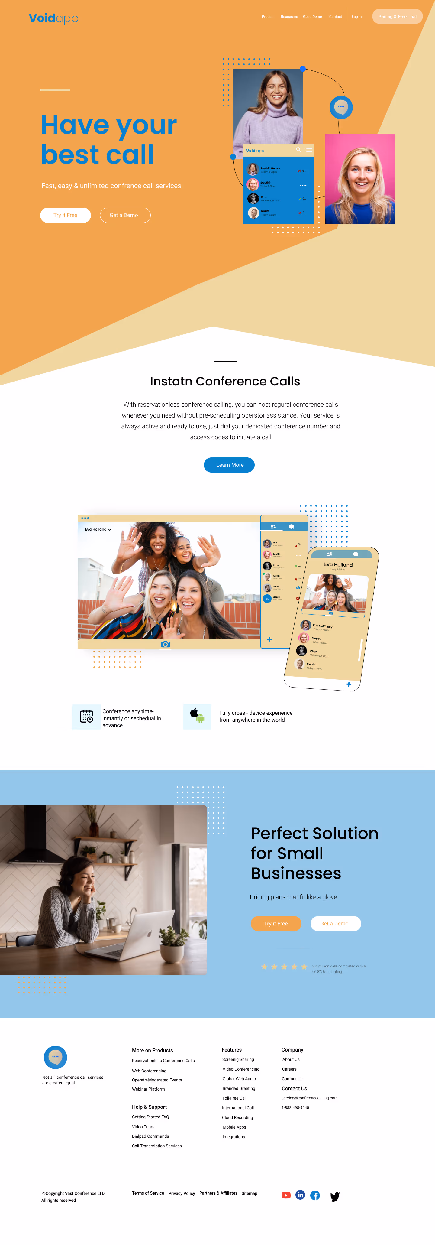 A screenshot of web page