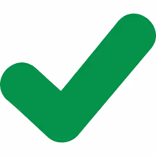 groene check icoon