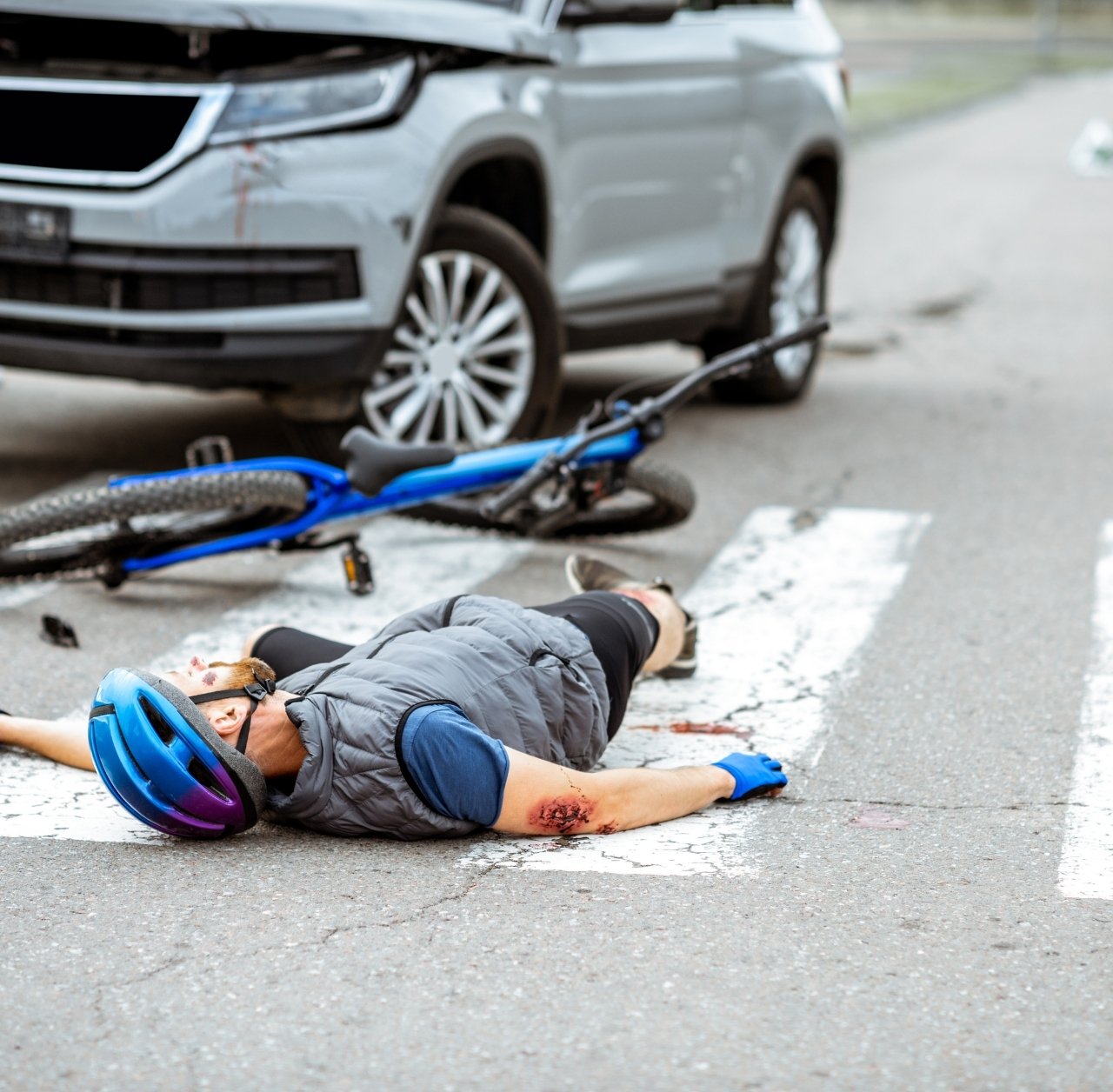 Bicycle and Pedestrian Accident