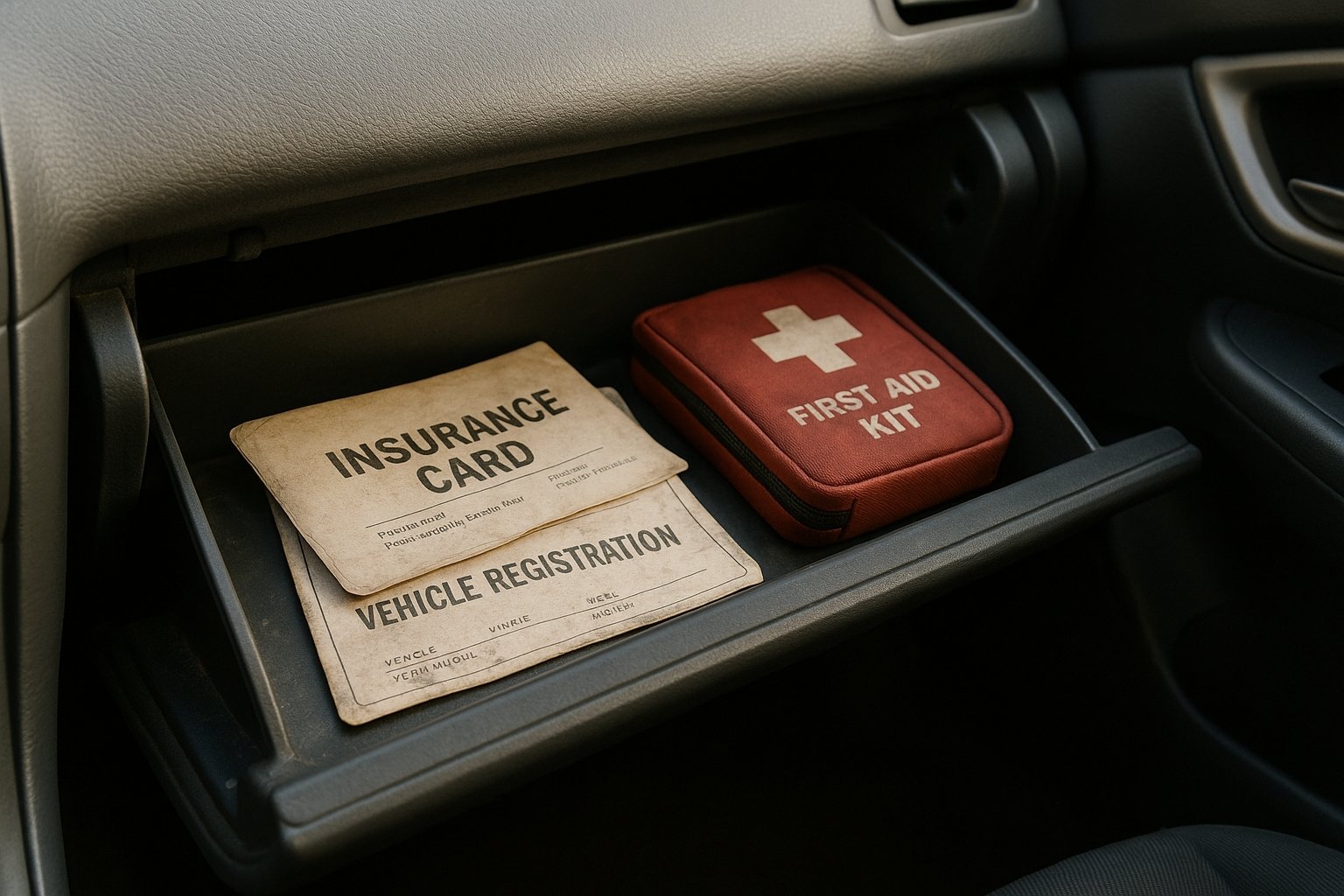 Insurance Documents in the Glove Compartment