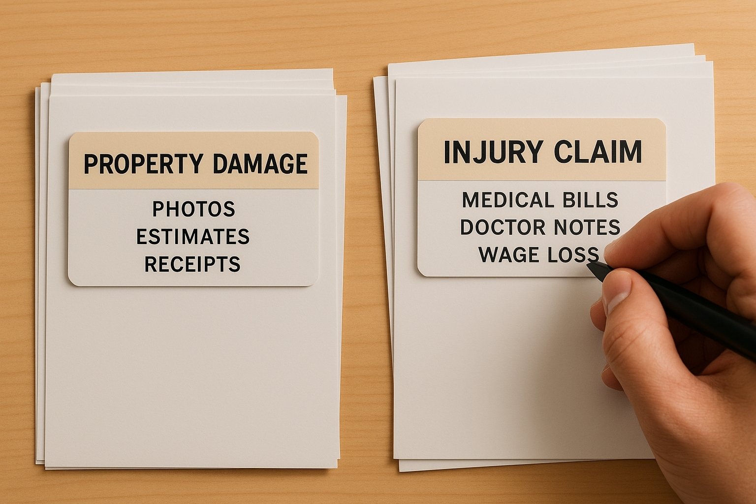 Vehicle vs. Injury Claim Coverage
