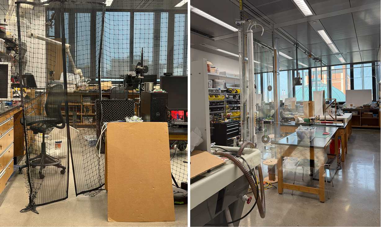 Two lab rooms