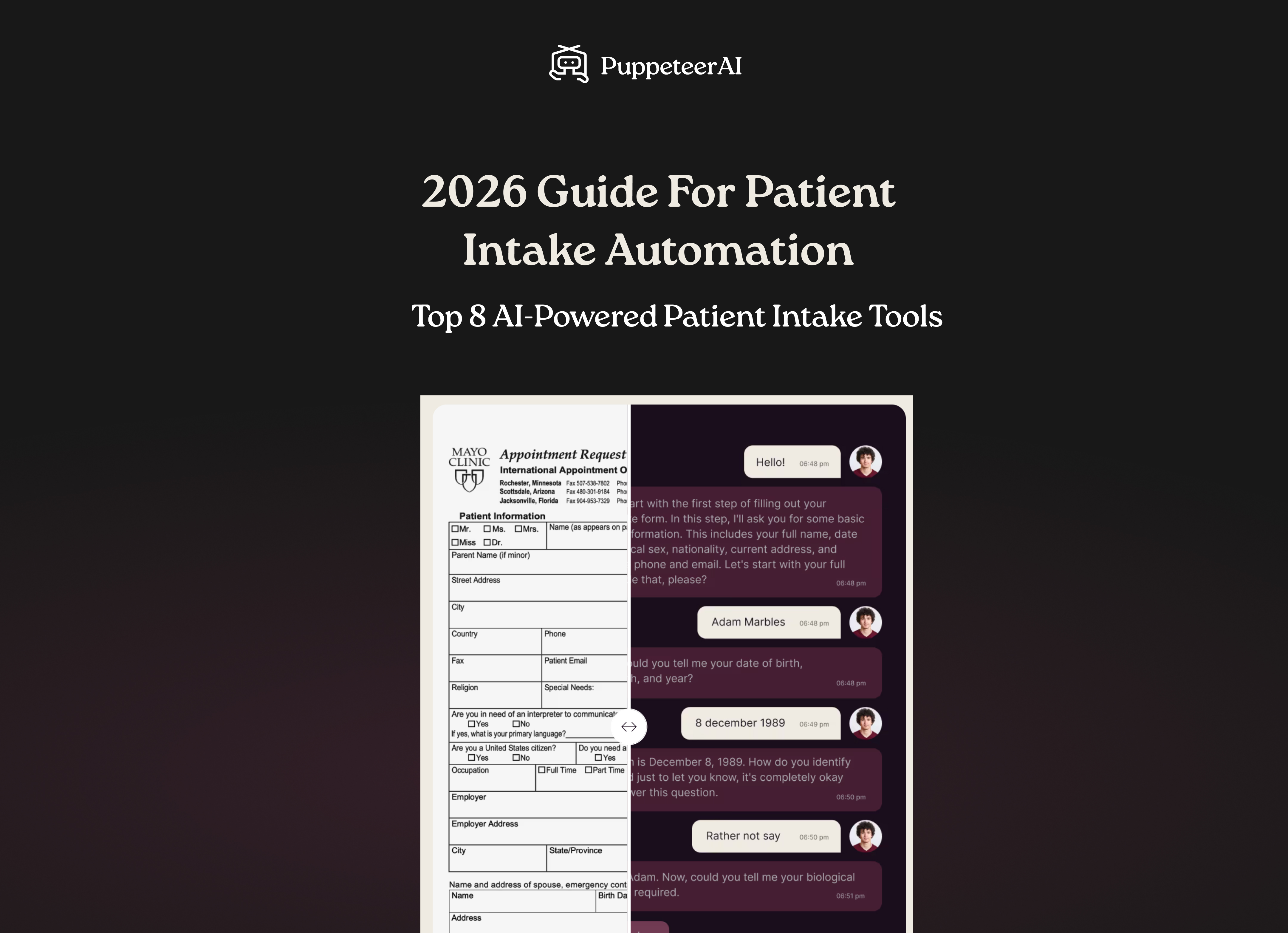 2026 Guide For Patient Intake Automation: Top 8 AI-Powered Patient Intake Tools
