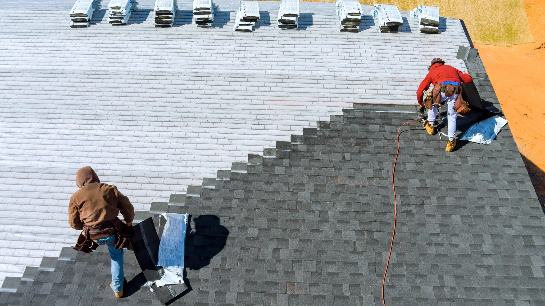 Professional leaf guard installation