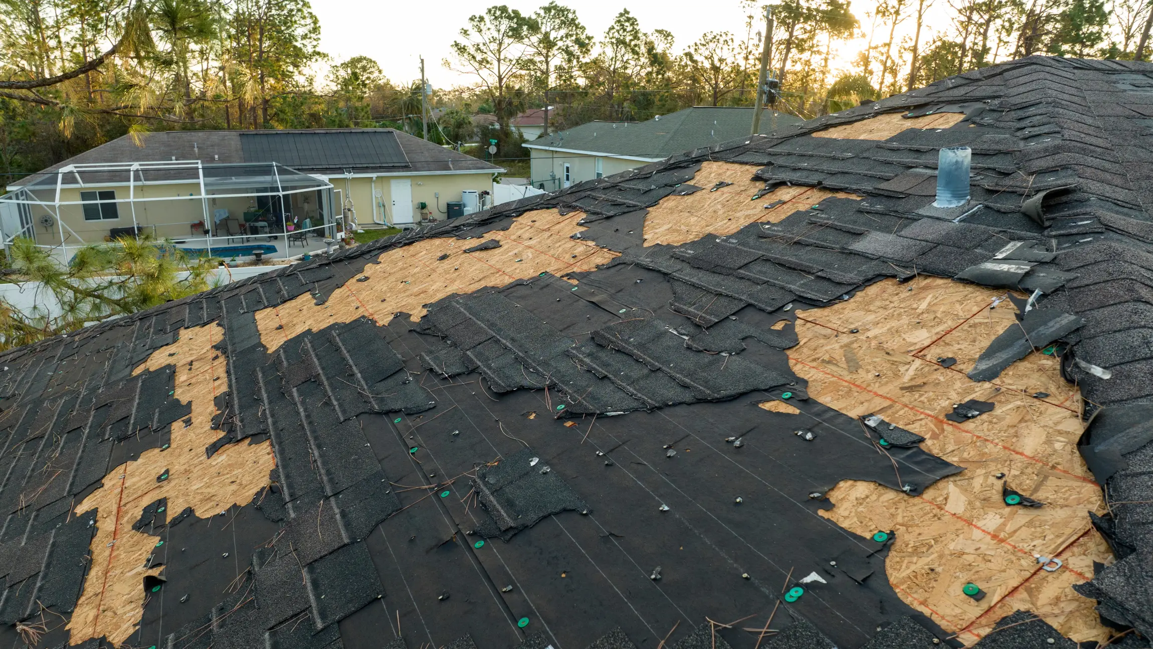 Luxury custom shingle installation